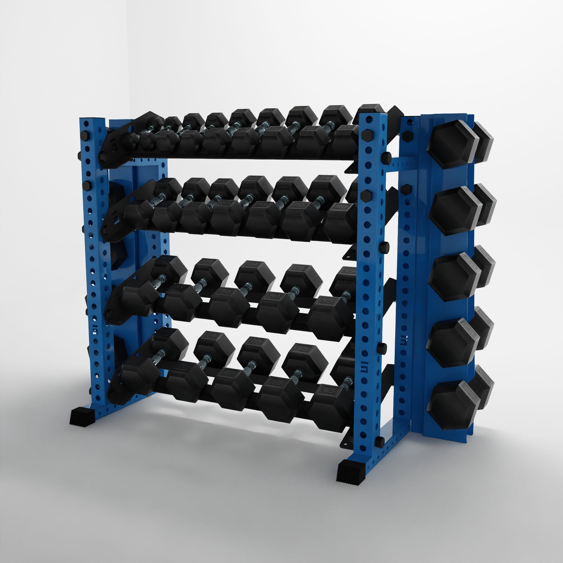 Alpha | 4-Tier Horizontal Rack | Double-Post