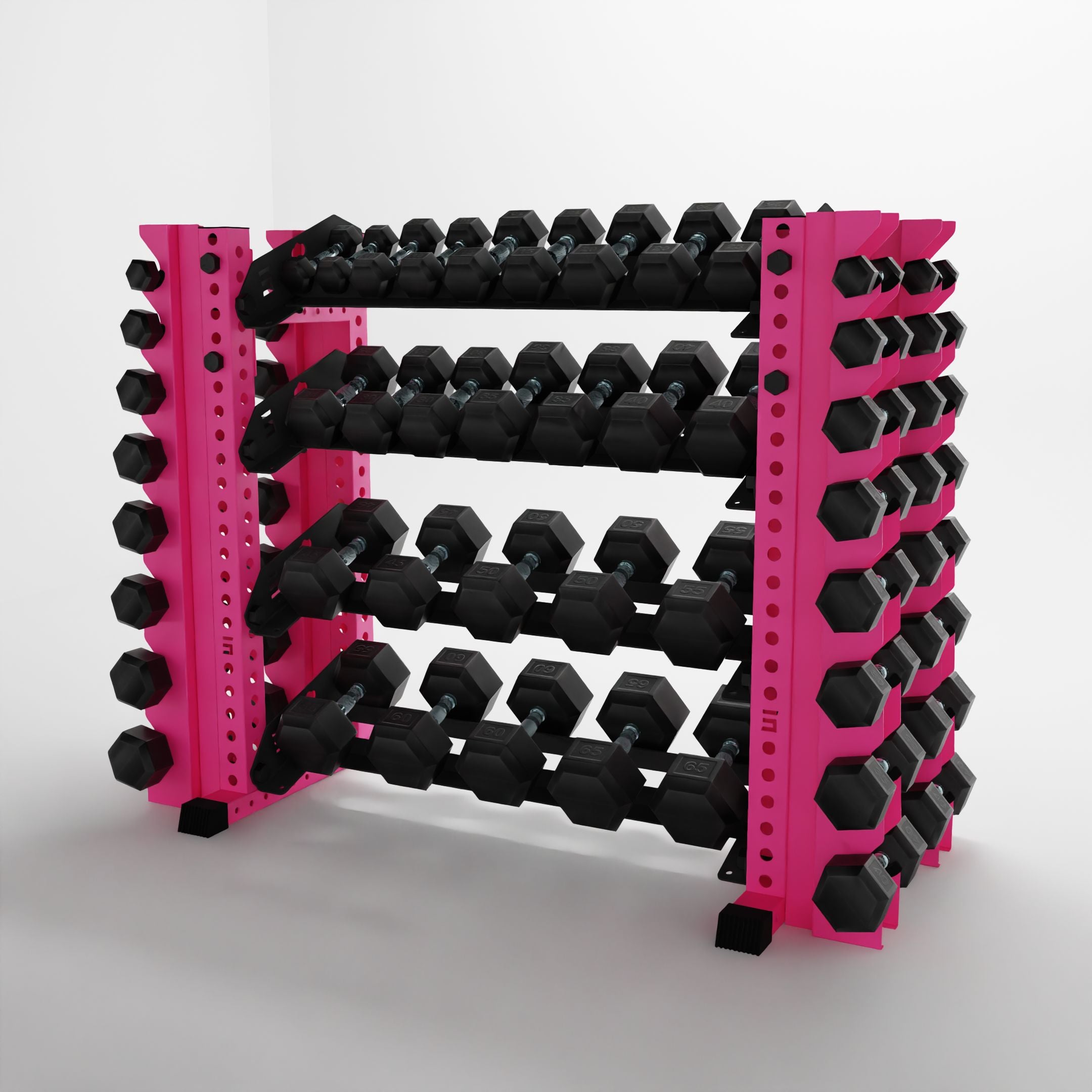 Alpha | 4-Tier Horizontal Rack | Double-Post