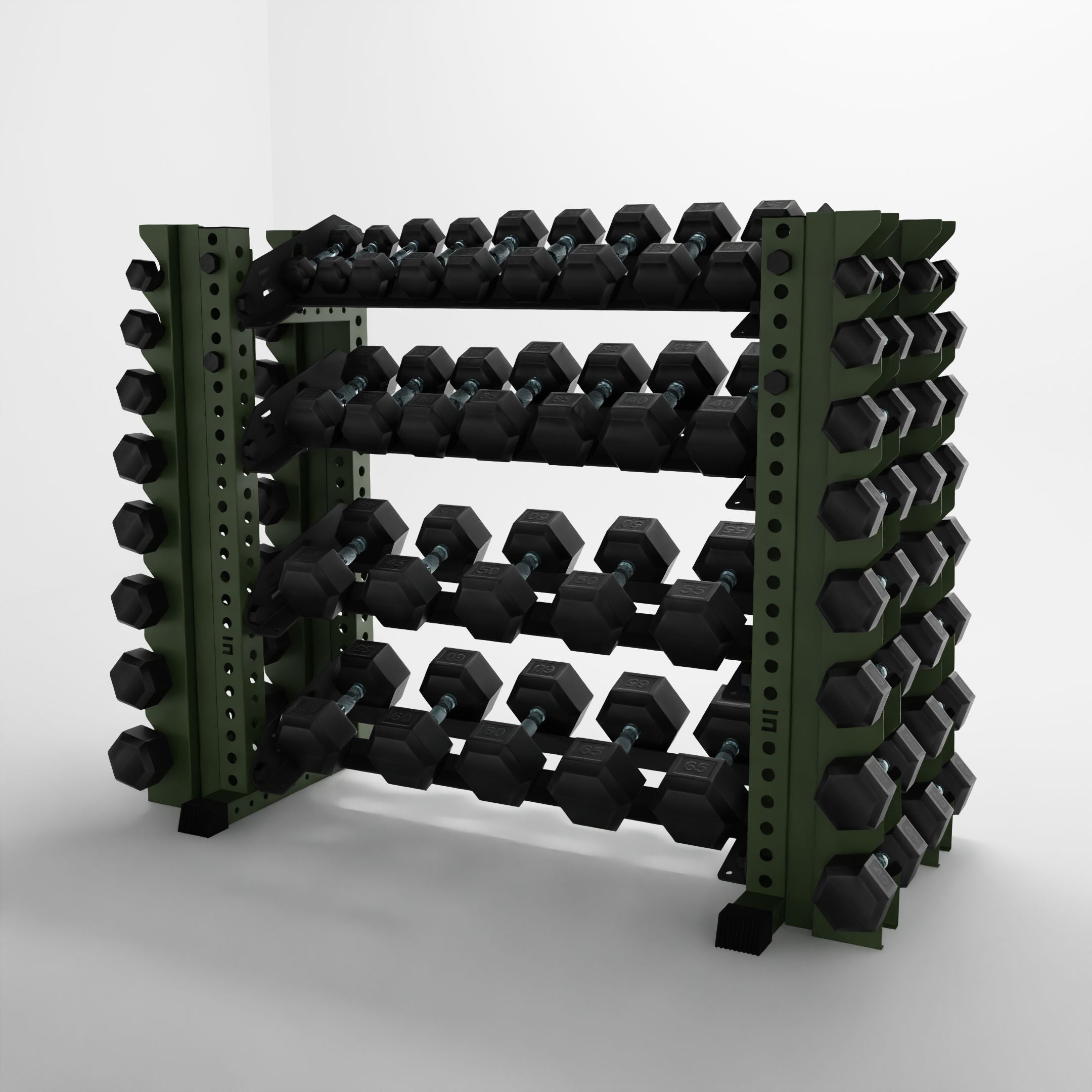 Alpha | 4-Tier Horizontal Rack | Double-Post