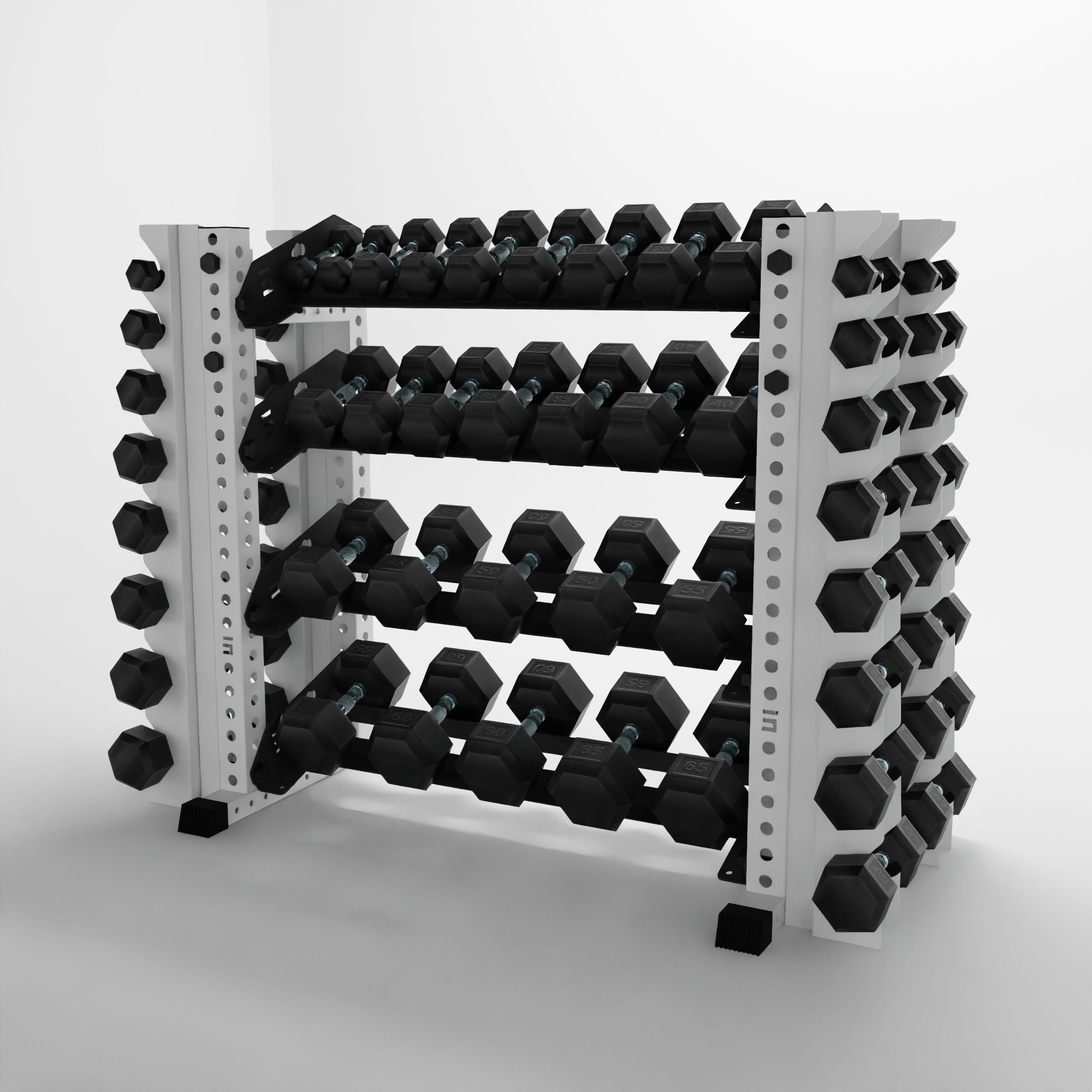 Alpha | 4-Tier Horizontal Rack | Double-Post