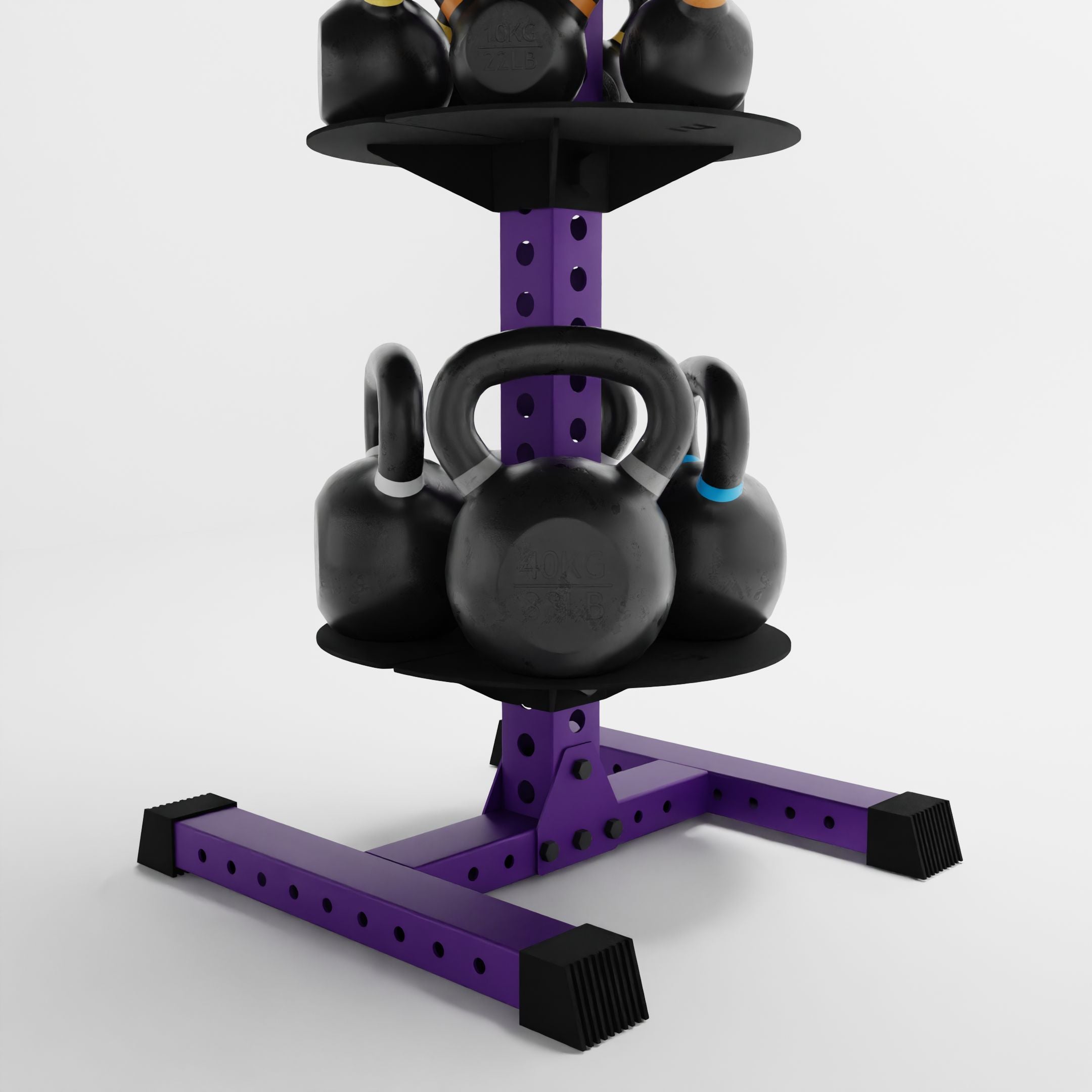 Alpha KB | Vertical Kettlebell Storage Rack