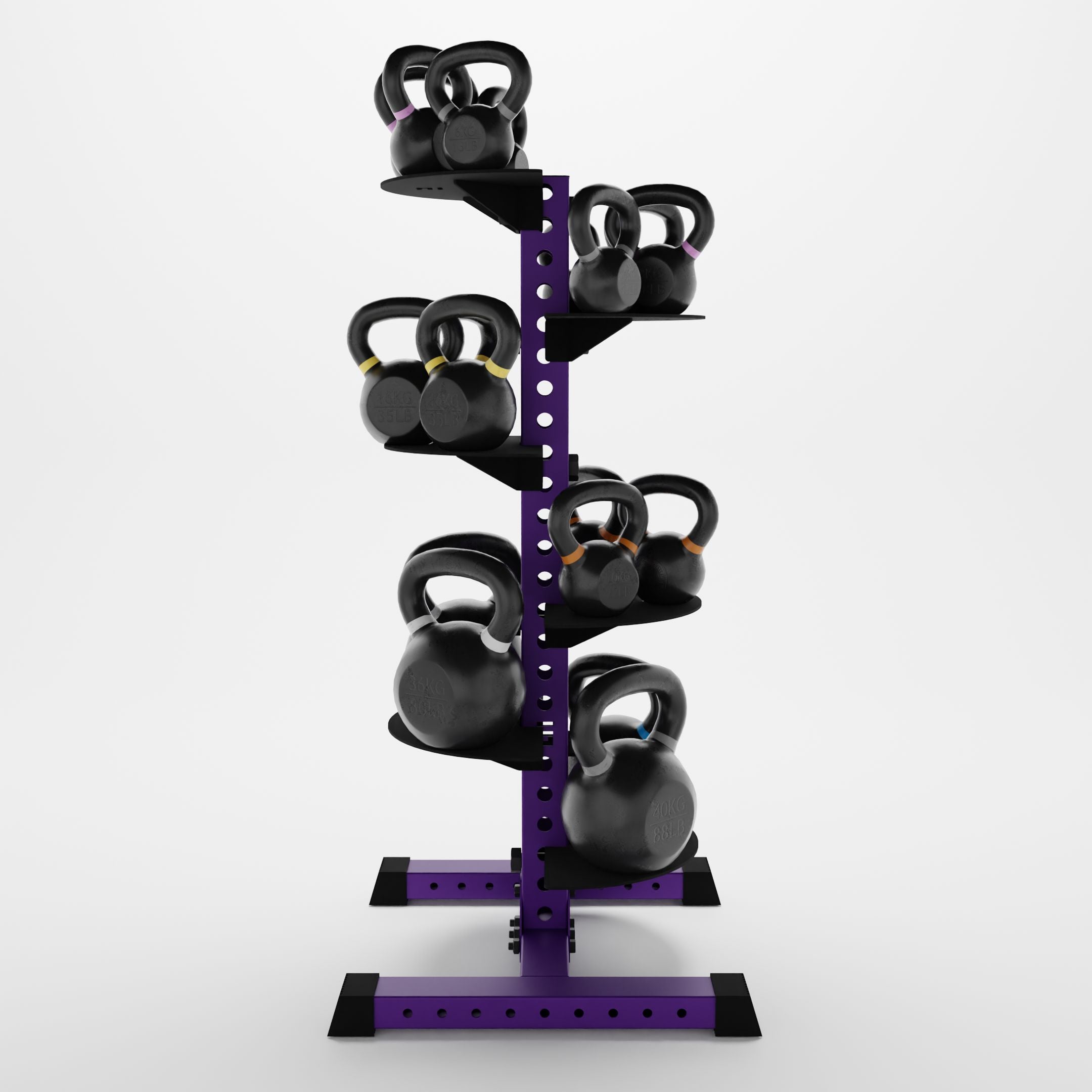 Alpha KB | Vertical Kettlebell Storage Rack