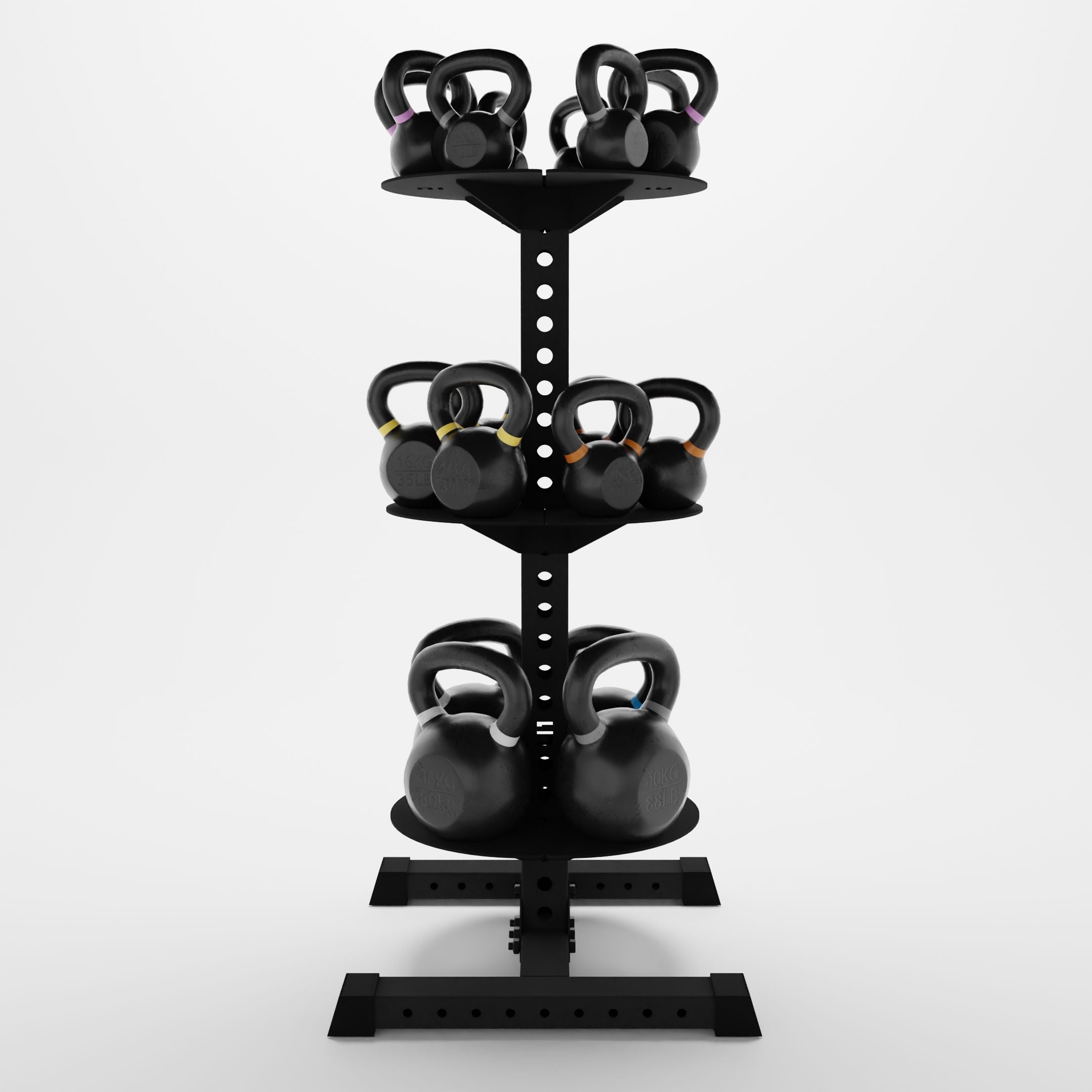 Alpha KB | Vertical Kettlebell Storage Rack