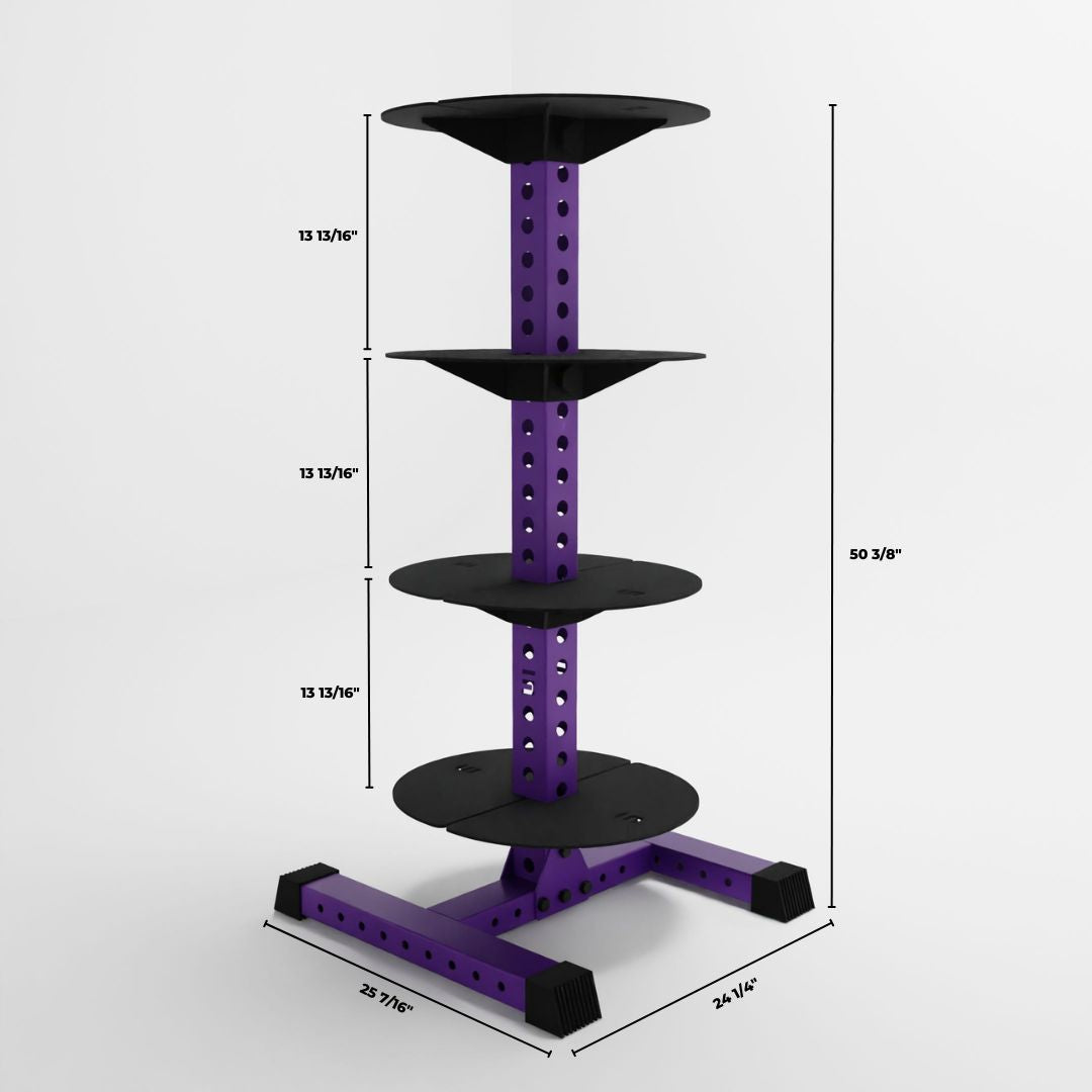 Alpha KB | Vertical Kettlebell Storage Rack