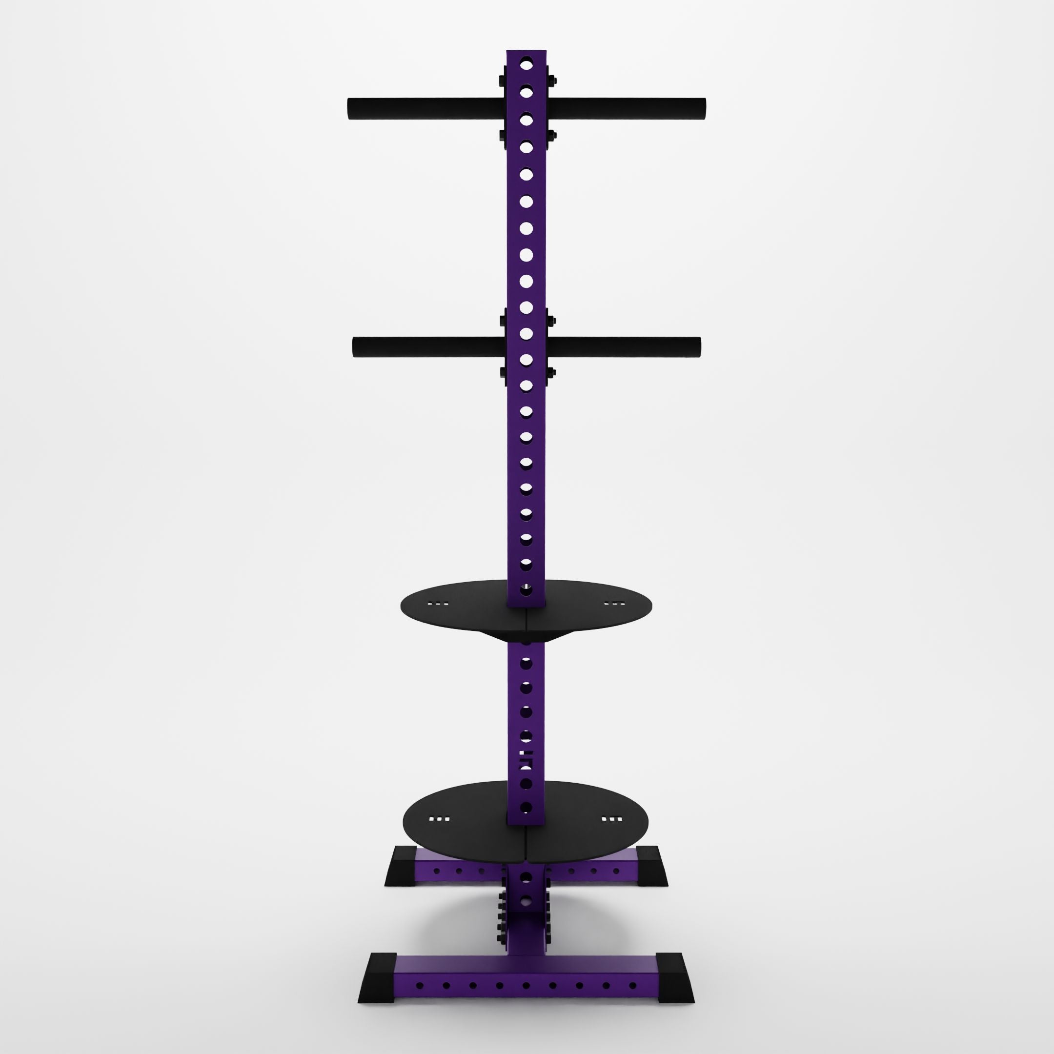 Delta PK | 4-Tier Vertical Hybrid Plate and Kettlebell Storage Rack