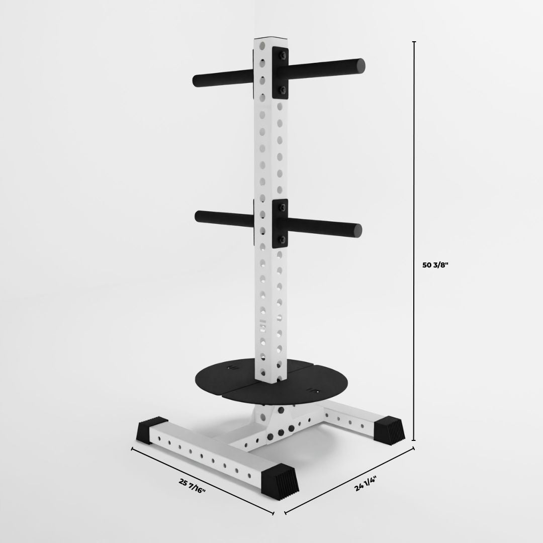 Alpha PK | Vertical Hybrid Plate and Kettlebell Storage Rack