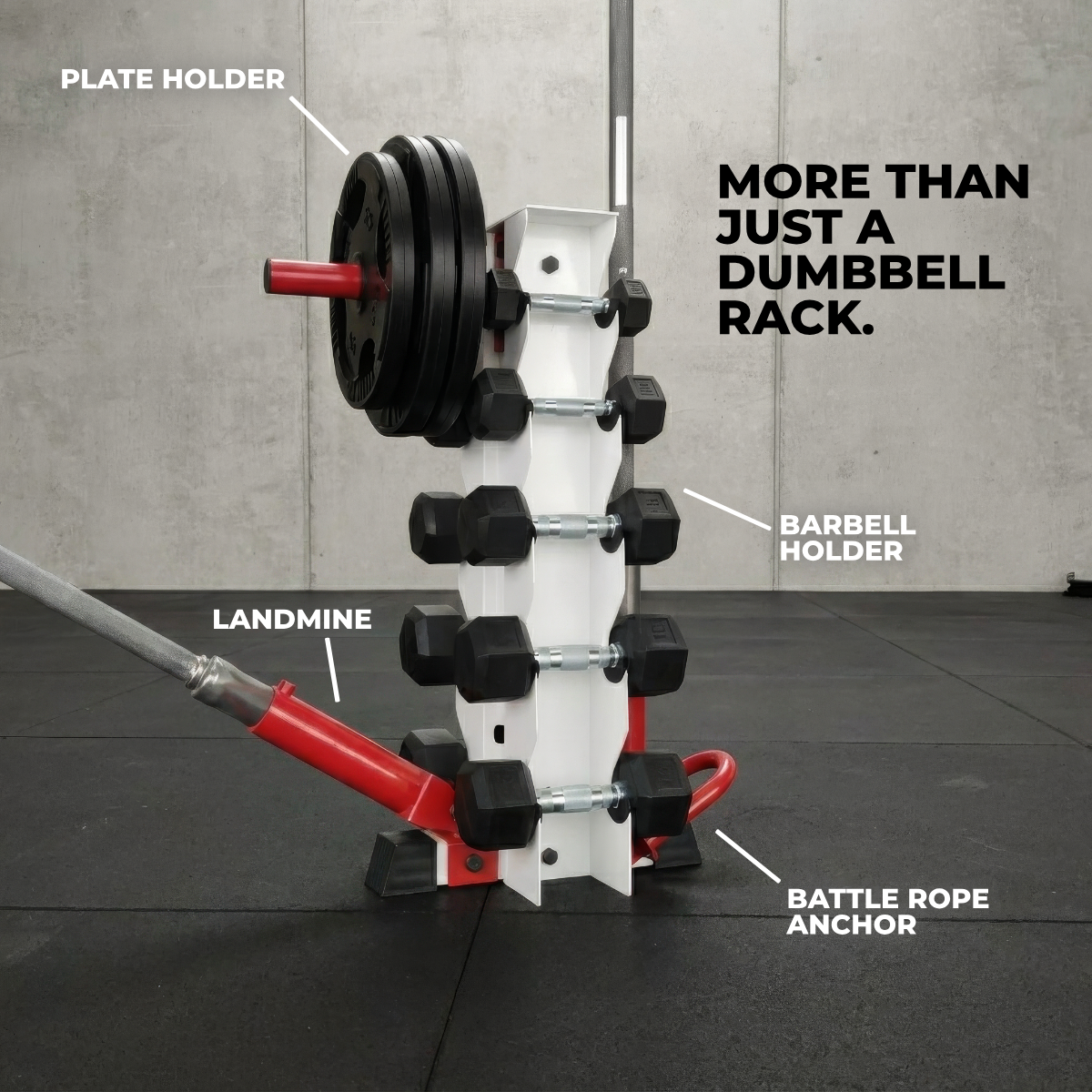 Bravo | 5-Tier Vertical Dumbbell Storage Rack