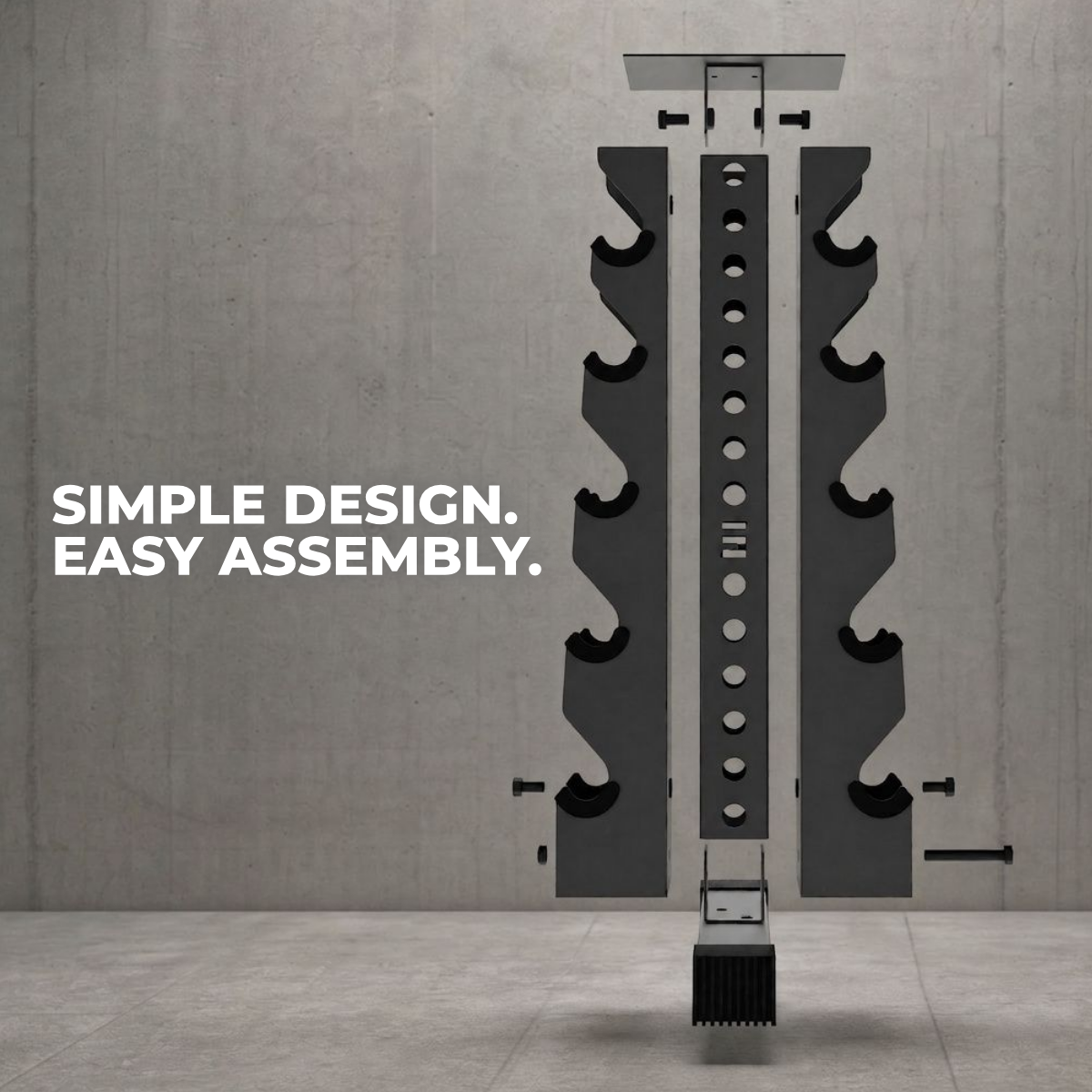 Bravo | 5-Tier Vertical Dumbbell Storage Rack