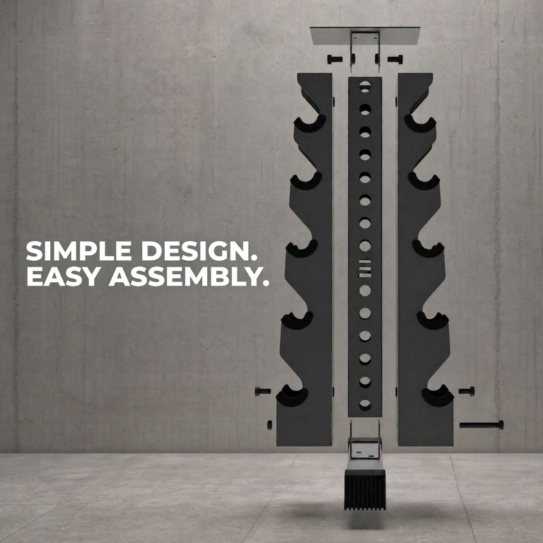 Bravo | 5-Tier Vertical Dumbbell Storage Rack