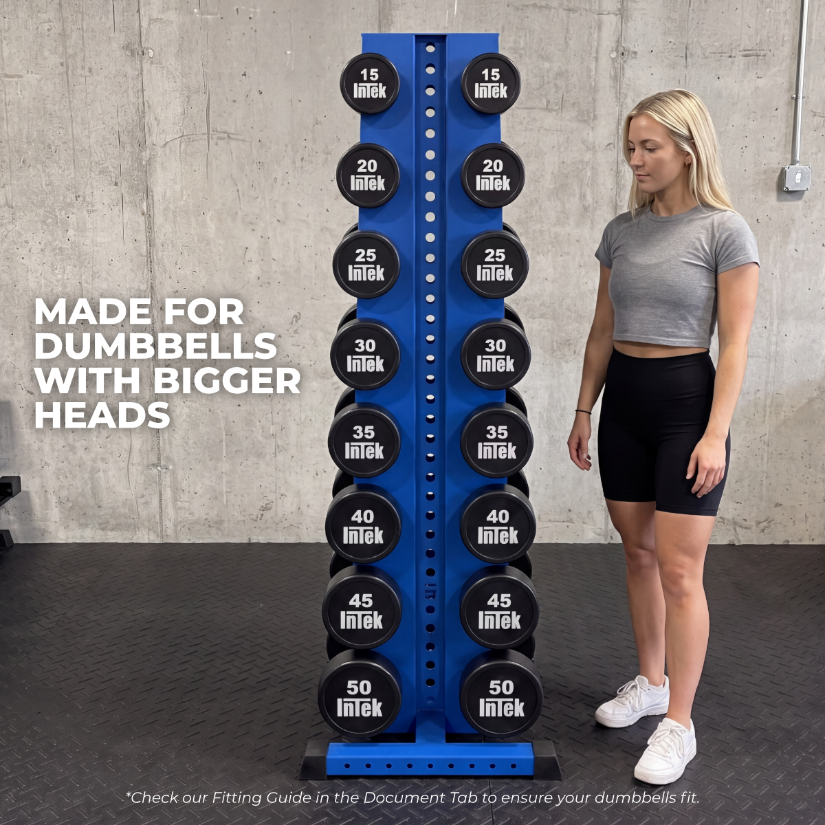 delta elite 8-tier vertical dumbbell rack height and dimensions
