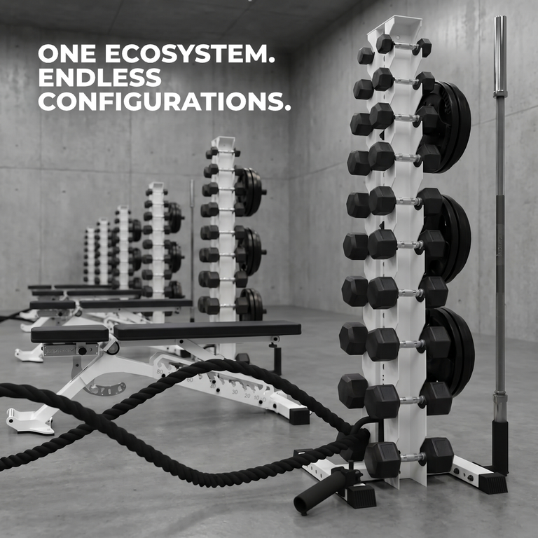 Delta | 10-Tier Vertical Dumbbell Storage Rack