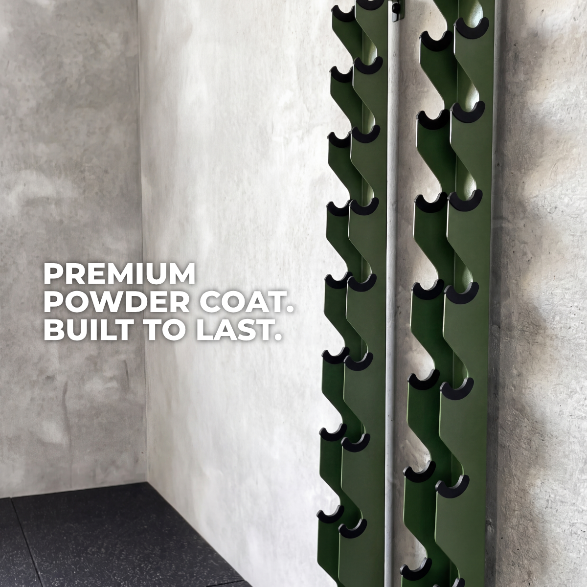 Delta | 10-Tier Vertical Dumbbell Storage Wall/Rack Mount