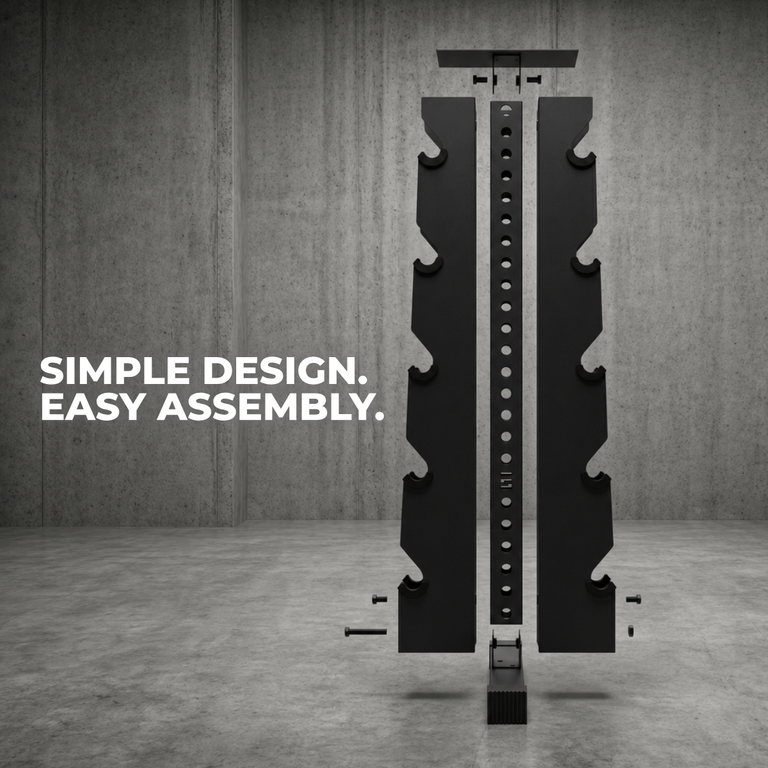 Alpha Elite | 5-Tier Vertical Dumbbell Storage Rack