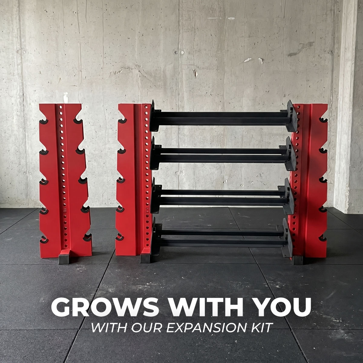 Alpha Elite | 5-Tier Vertical Dumbbell Storage Rack