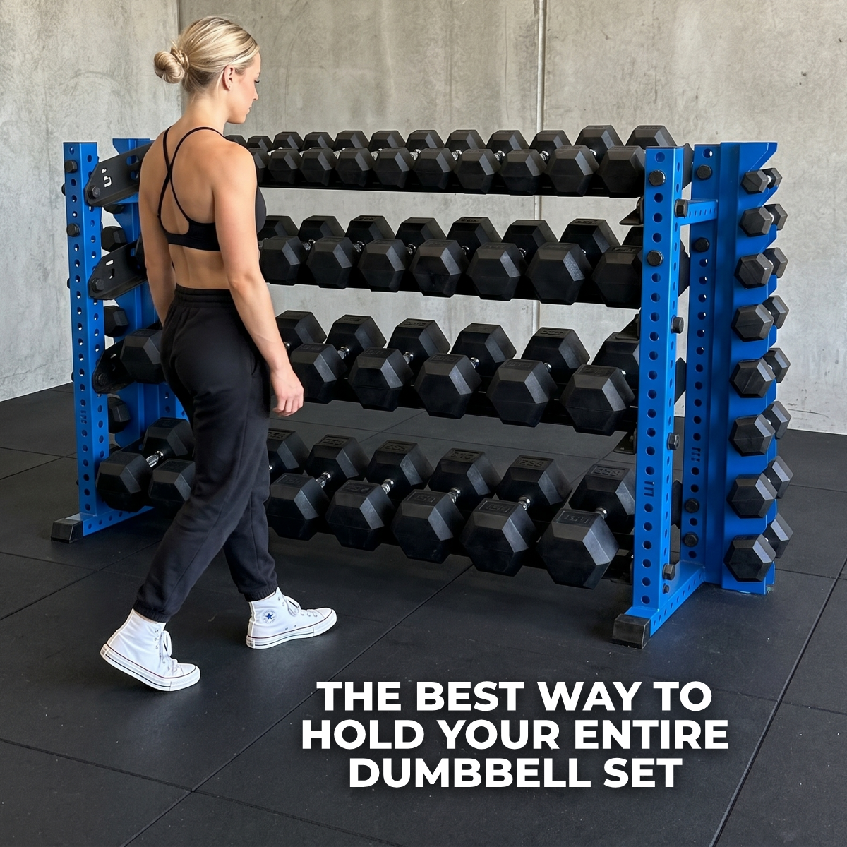 Alpha | 4-Tier Horizontal Rack | Double-Post