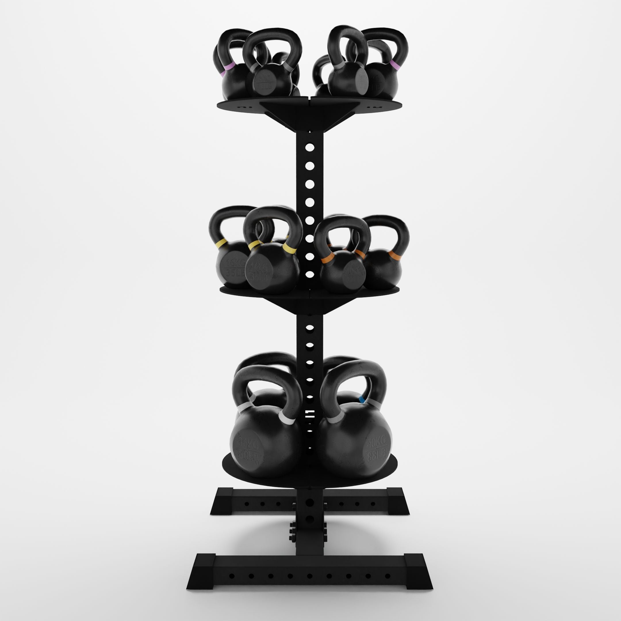 Vertical Kettlebell Racks | Space-Saving Gym Storage