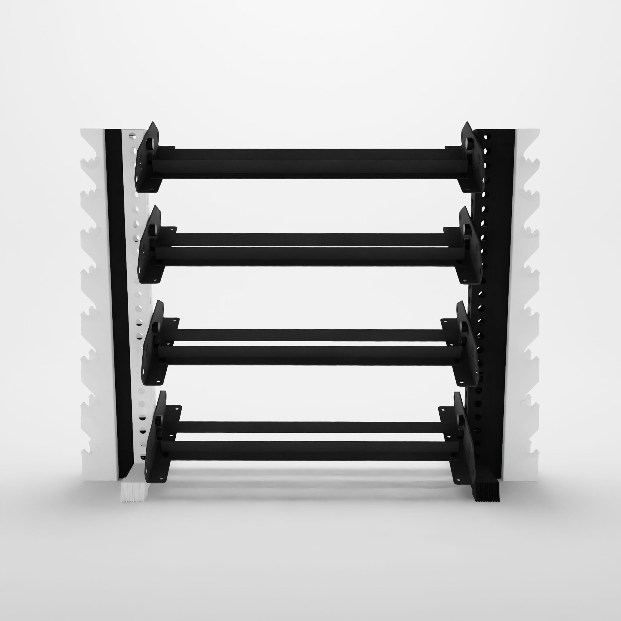 black 43-inch alpha vertical to horizontal rack expansion kit