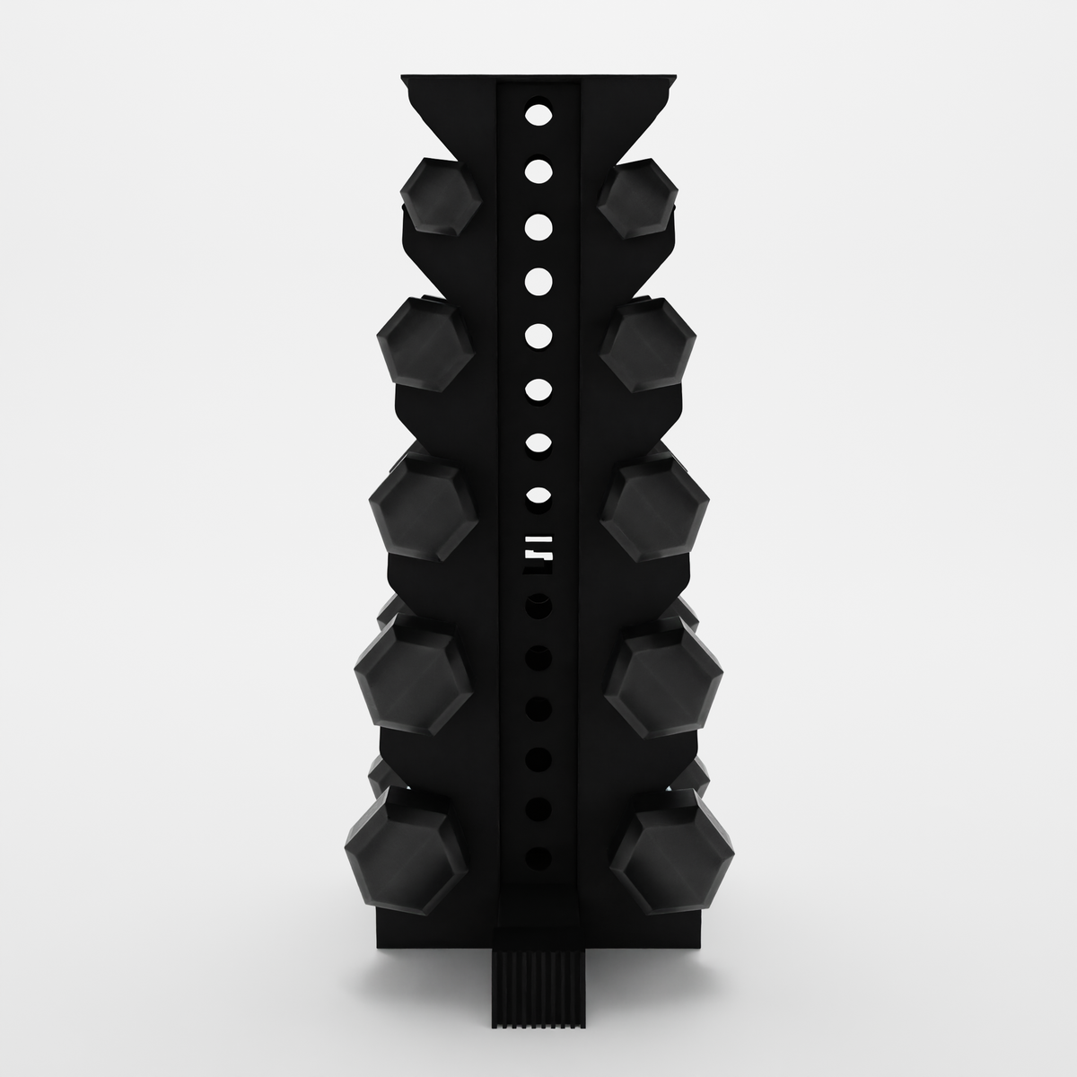 5-Tier Vertical Dumbbell Rack | Synergy Custom Fitness