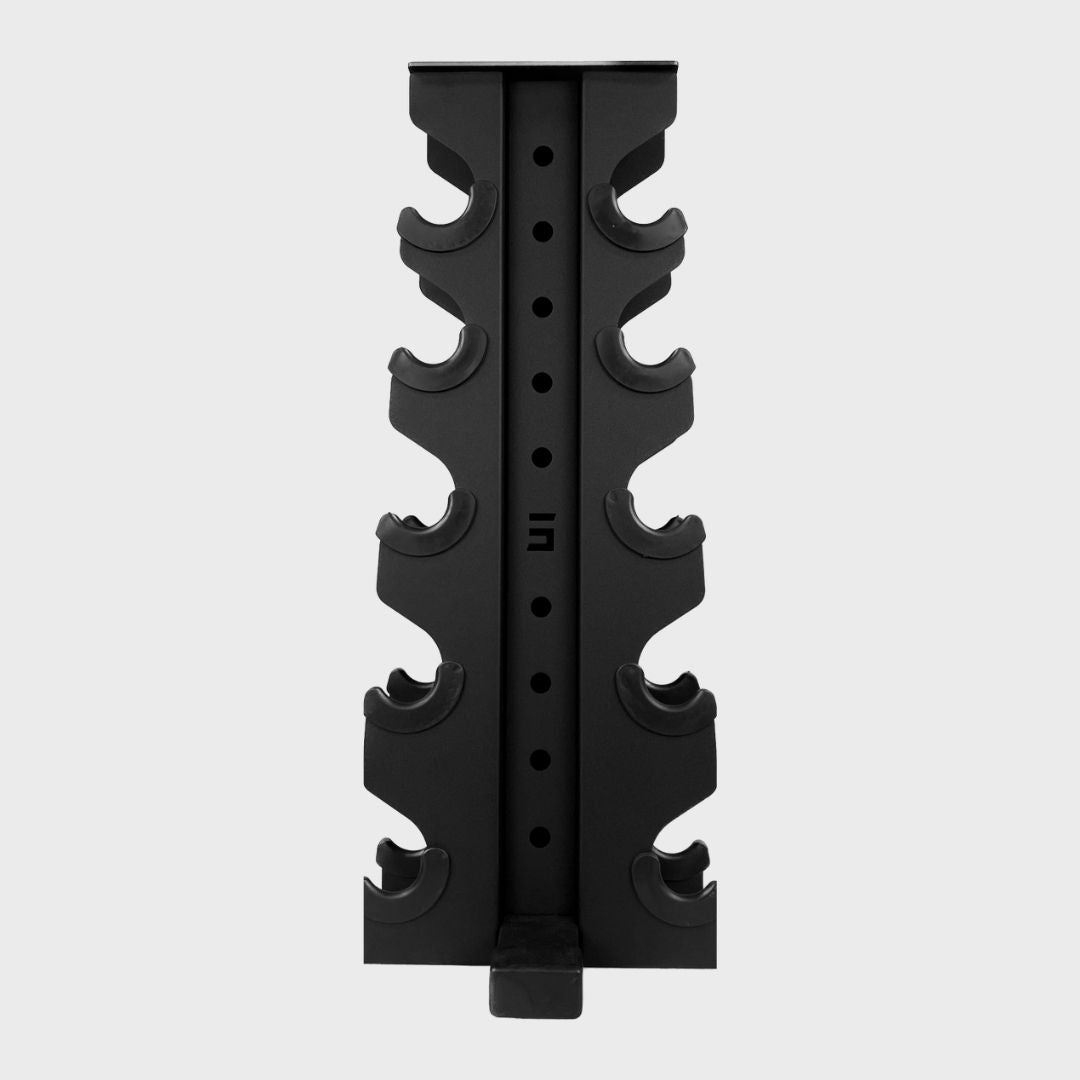 Custom Stackable Dumbll Rack Small 5-Tier Vertical Dumbbell Rack | Synergy Custom Fitness