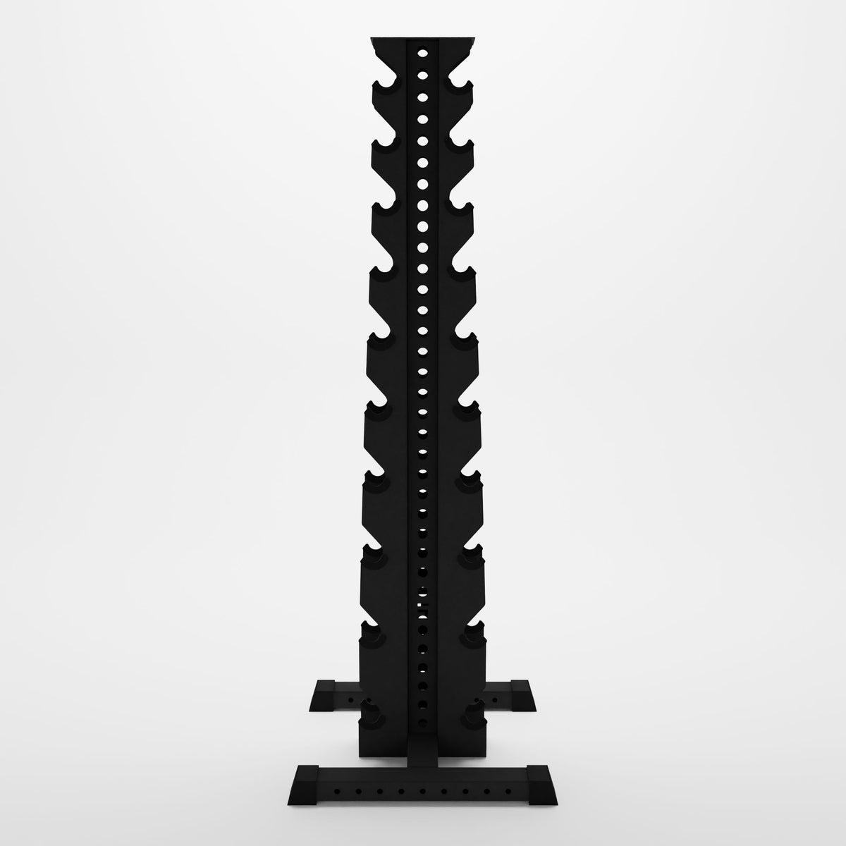 Custom Stackable Dumbll Rack 10-Tier Vertical Dumbbell Rack | Synergy Custom Fitness