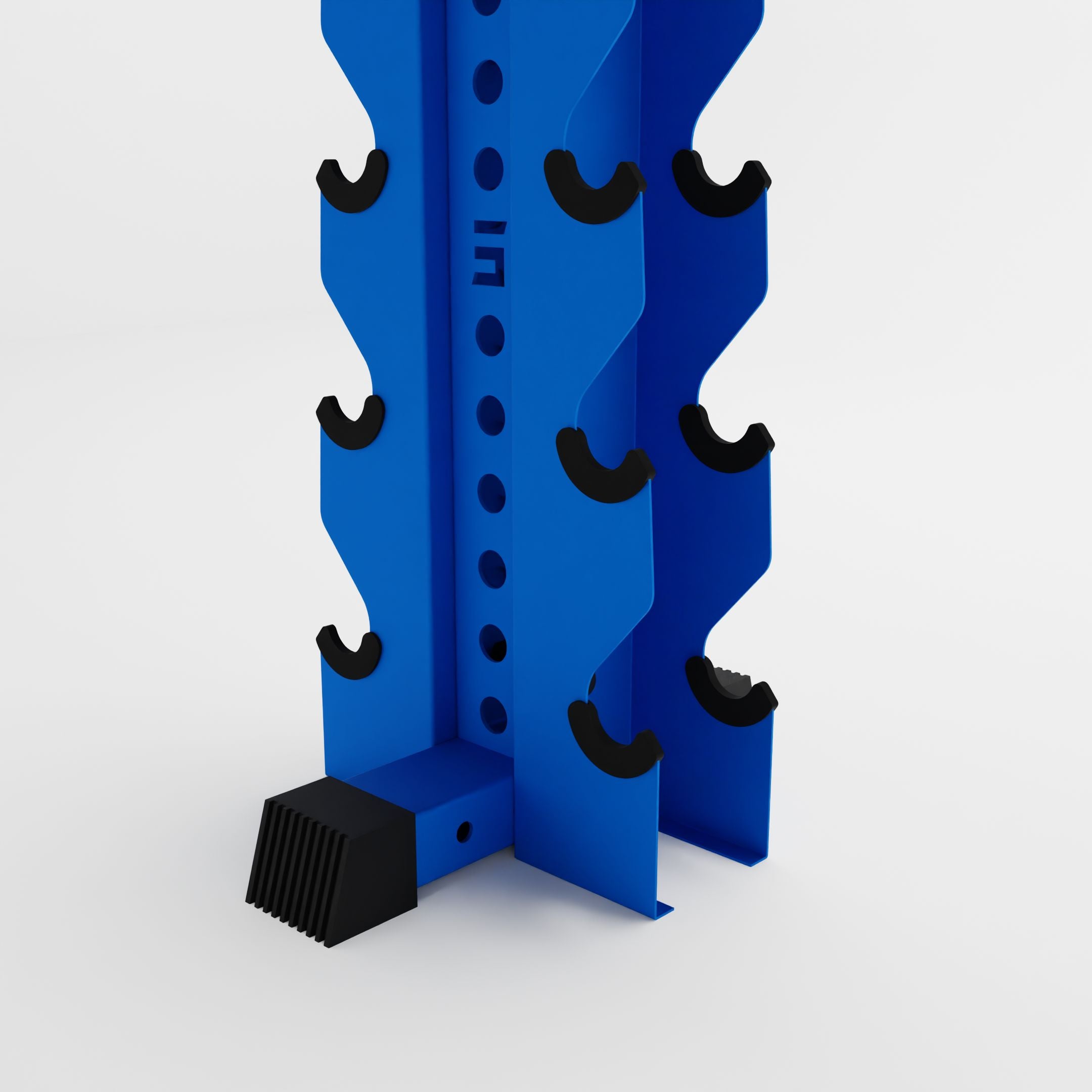 blue bravo 5-tier vertical dumbbell storage rack base