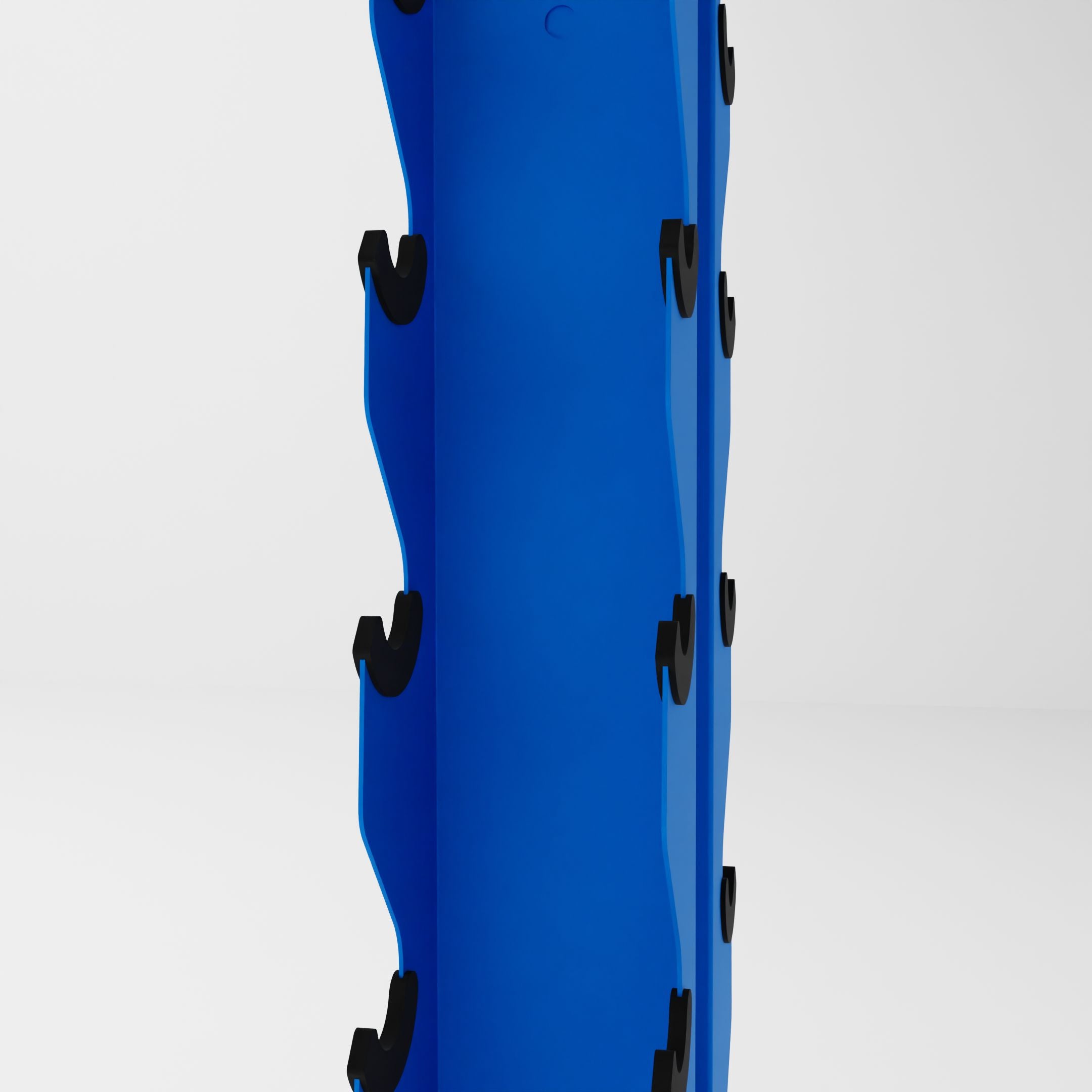 blue bravo 5-tier vertical dumbbell storage rack side view