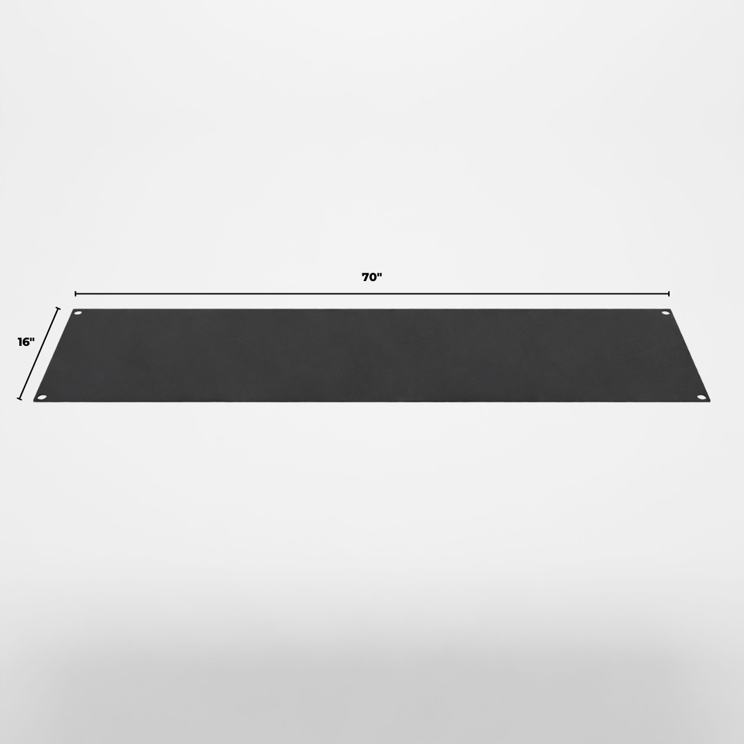 flat shelf add-on for kettlebells and dumbbells dimensions