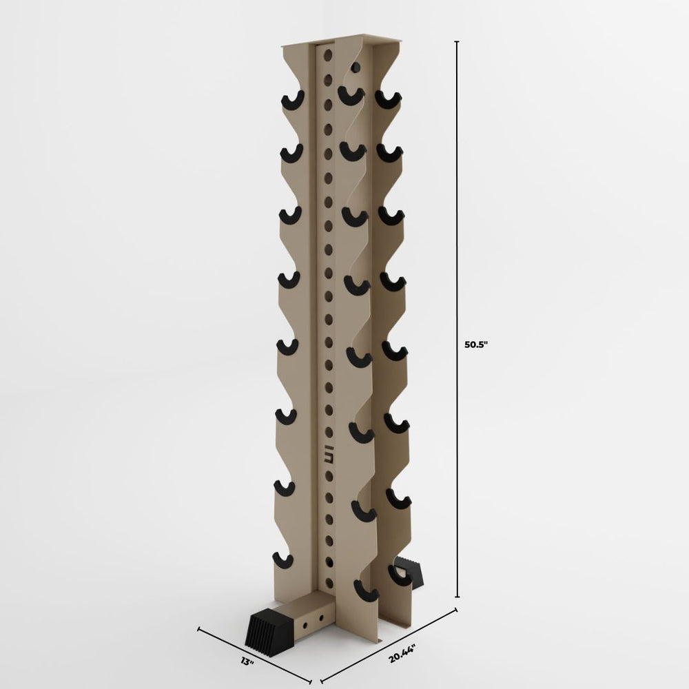 8-Tier Vertical Dumbbell Rack | Synergy Custom Fitness