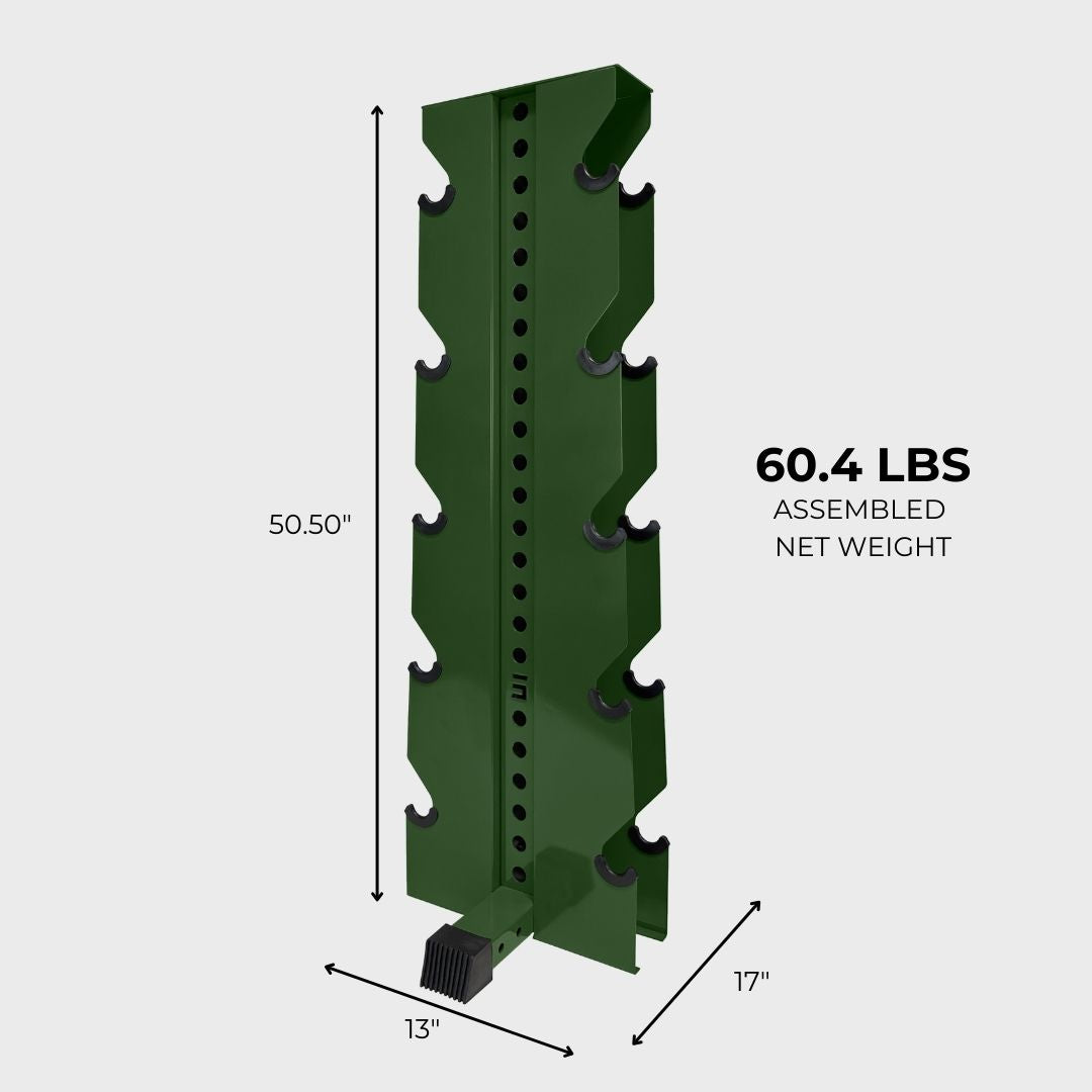 Alpha Elite | 5-Tier Vertical Dumbbell Storage Rack