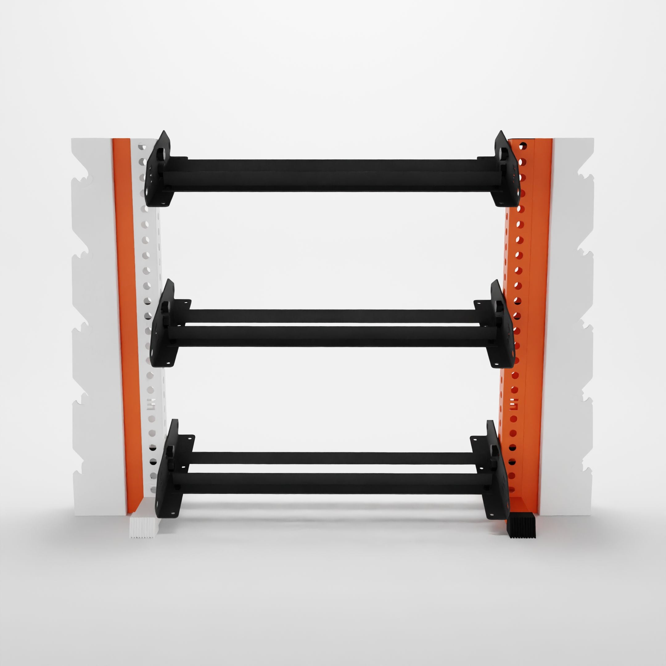 orange 43-inch alpha elite vertical to horizontal rack expansion kit