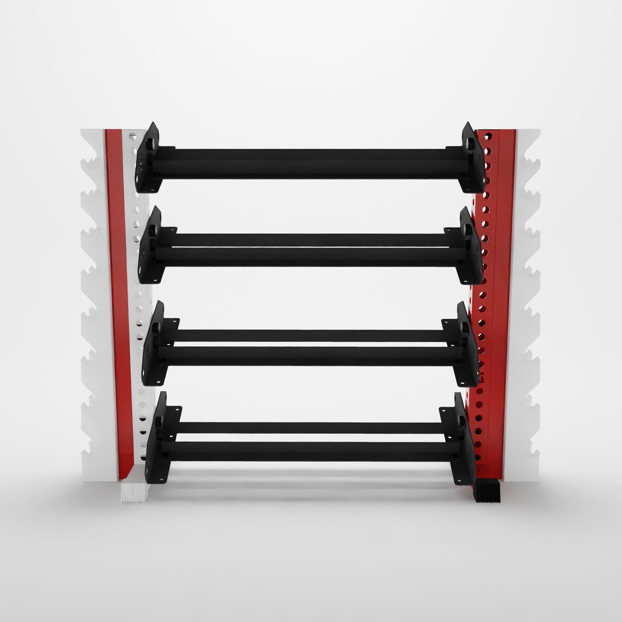 red 43-inch alpha vertical to horizontal rack expansion kit