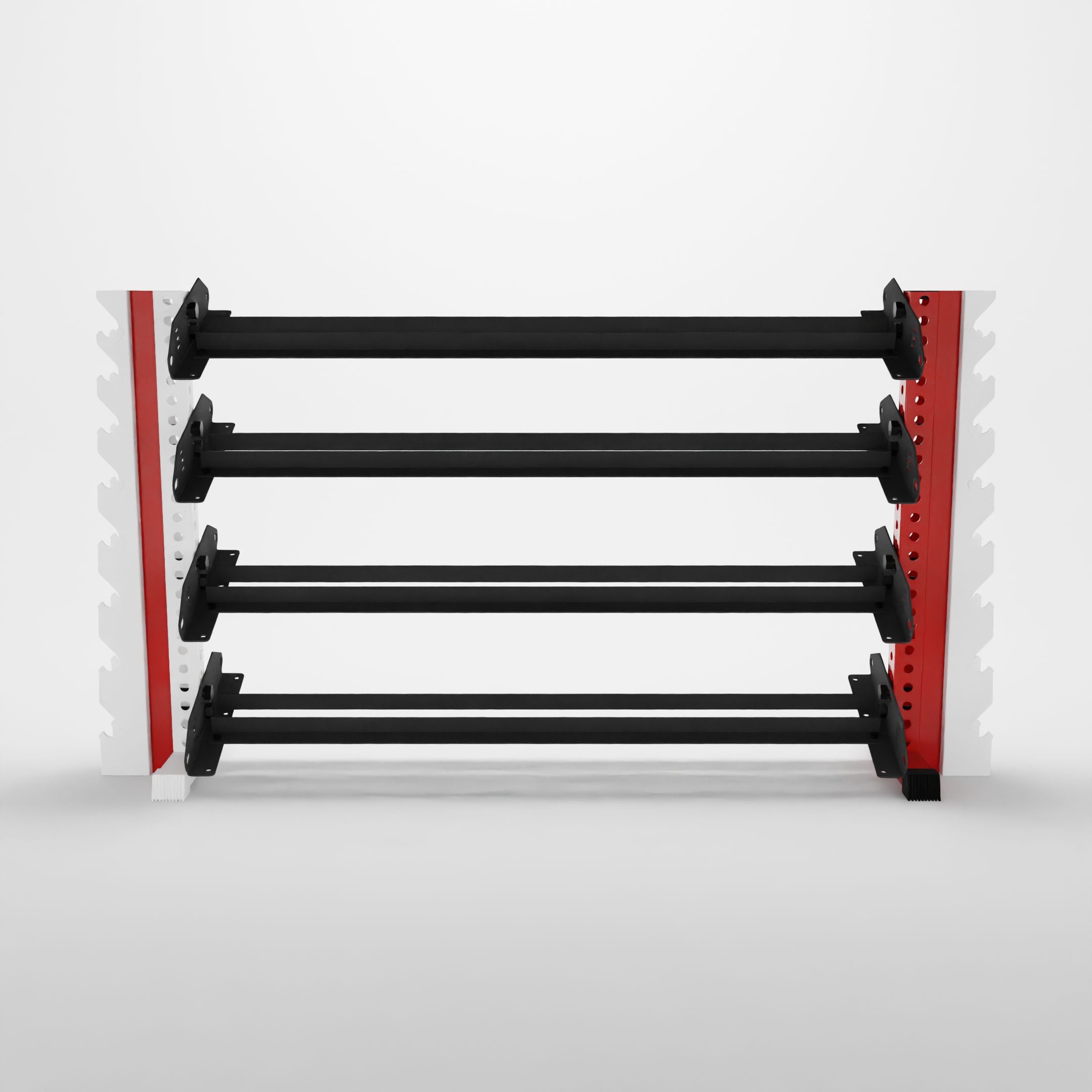 red 70-inch alpha vertical to horizontal rack expansion kit