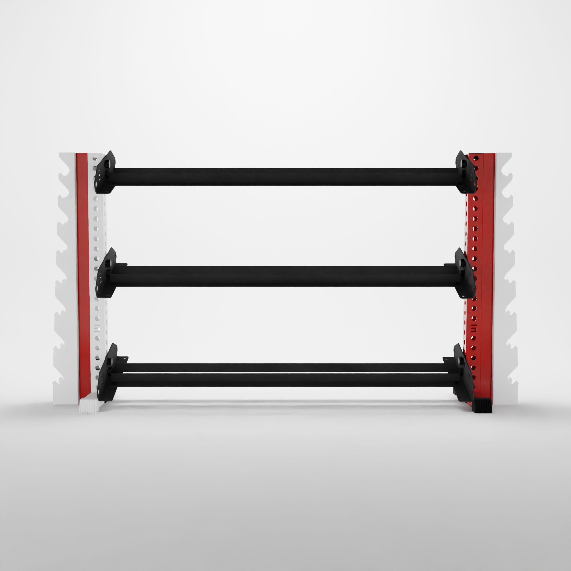 red 70-inch alpha vertical to horizontal rack expansion kit