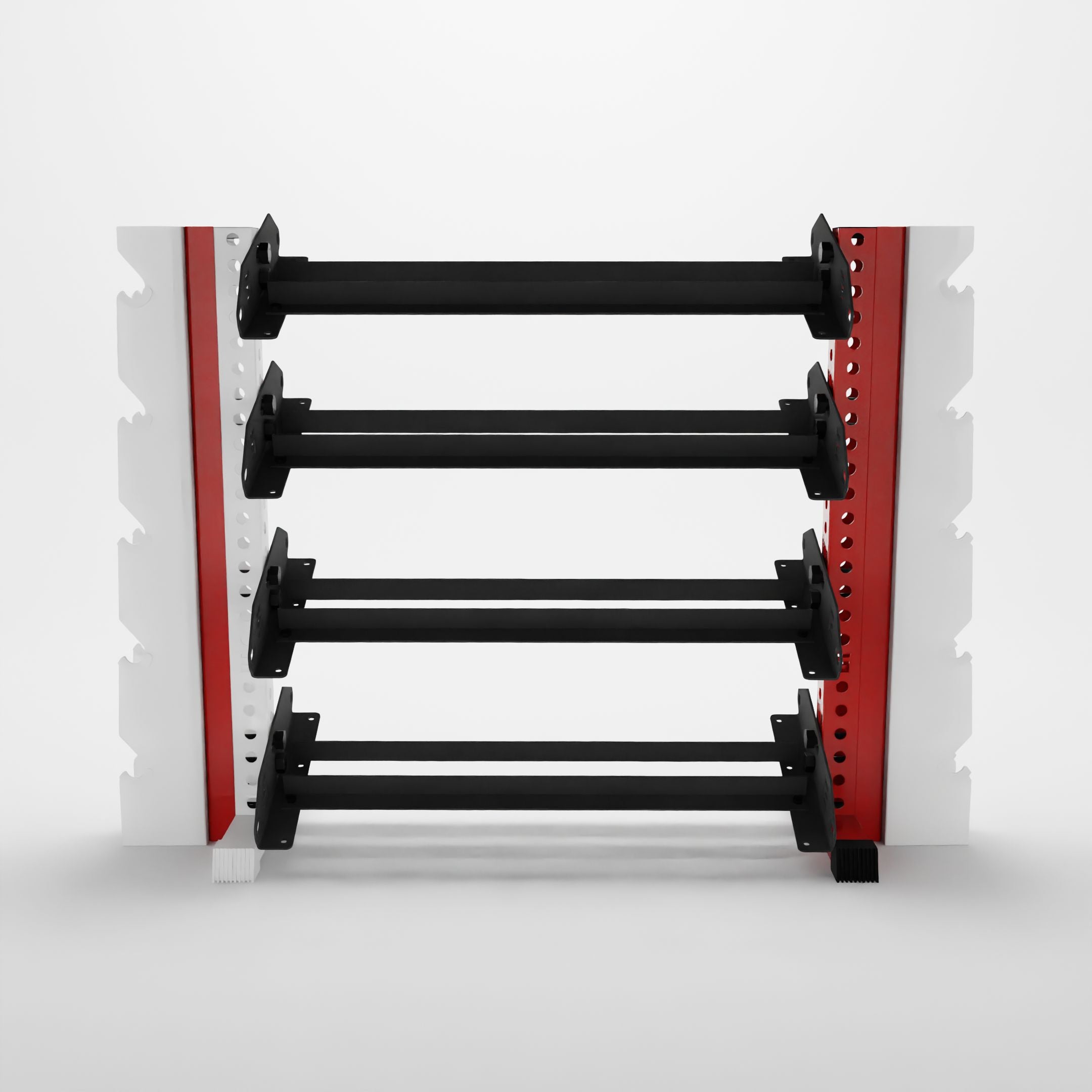red 43-inch alpha elite vertical to horizontal rack expansion kit