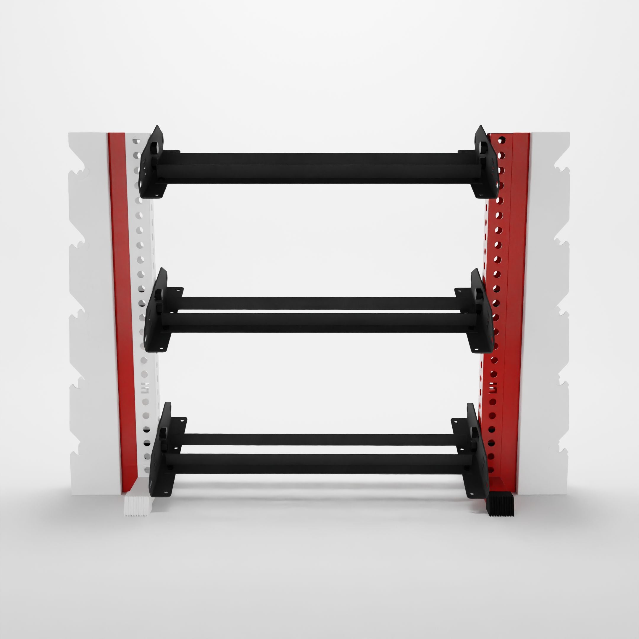 red 43-inch alpha elite vertical to horizontal rack expansion kit