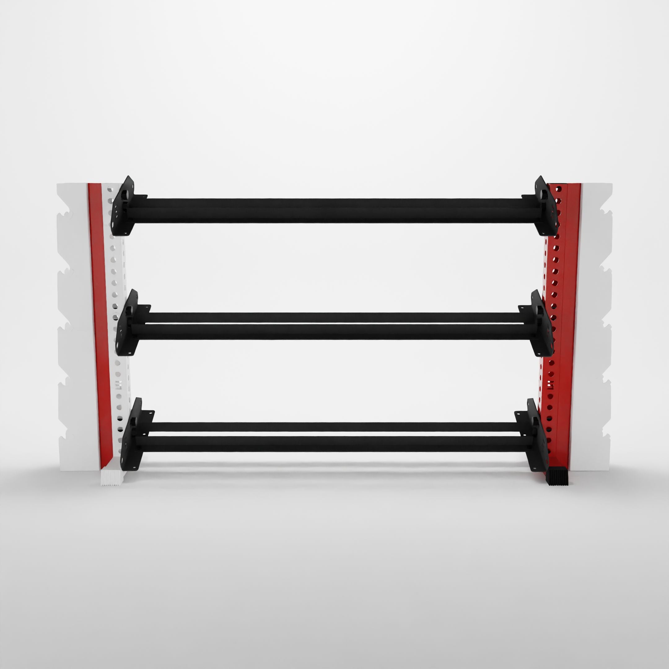 red 70-inch alpha elite vertical to horizontal rack expansion kit