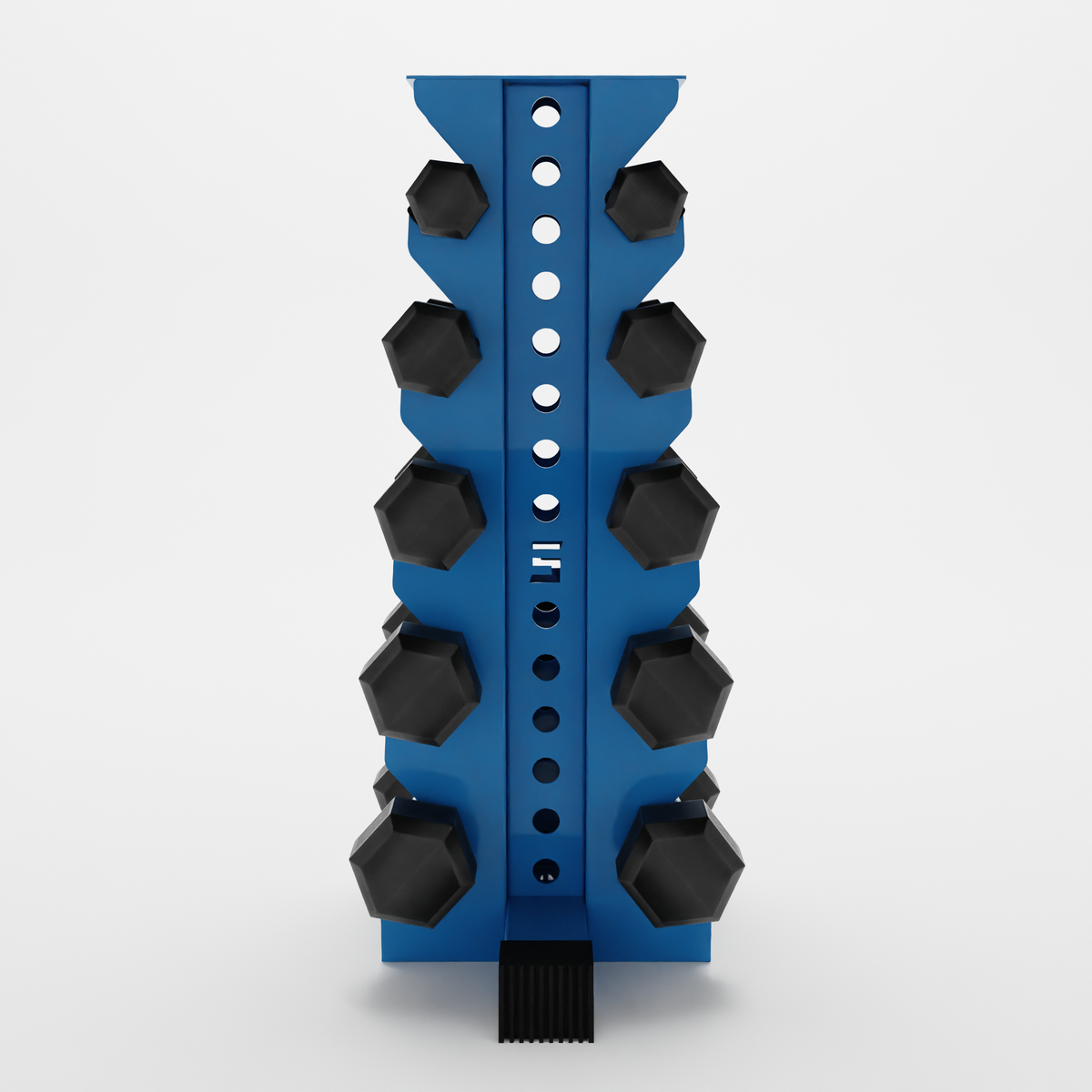 Custom Stackable Dumbll Rack 5-Tier Vertical Dumbbell Rack | Synergy Custom Fitness