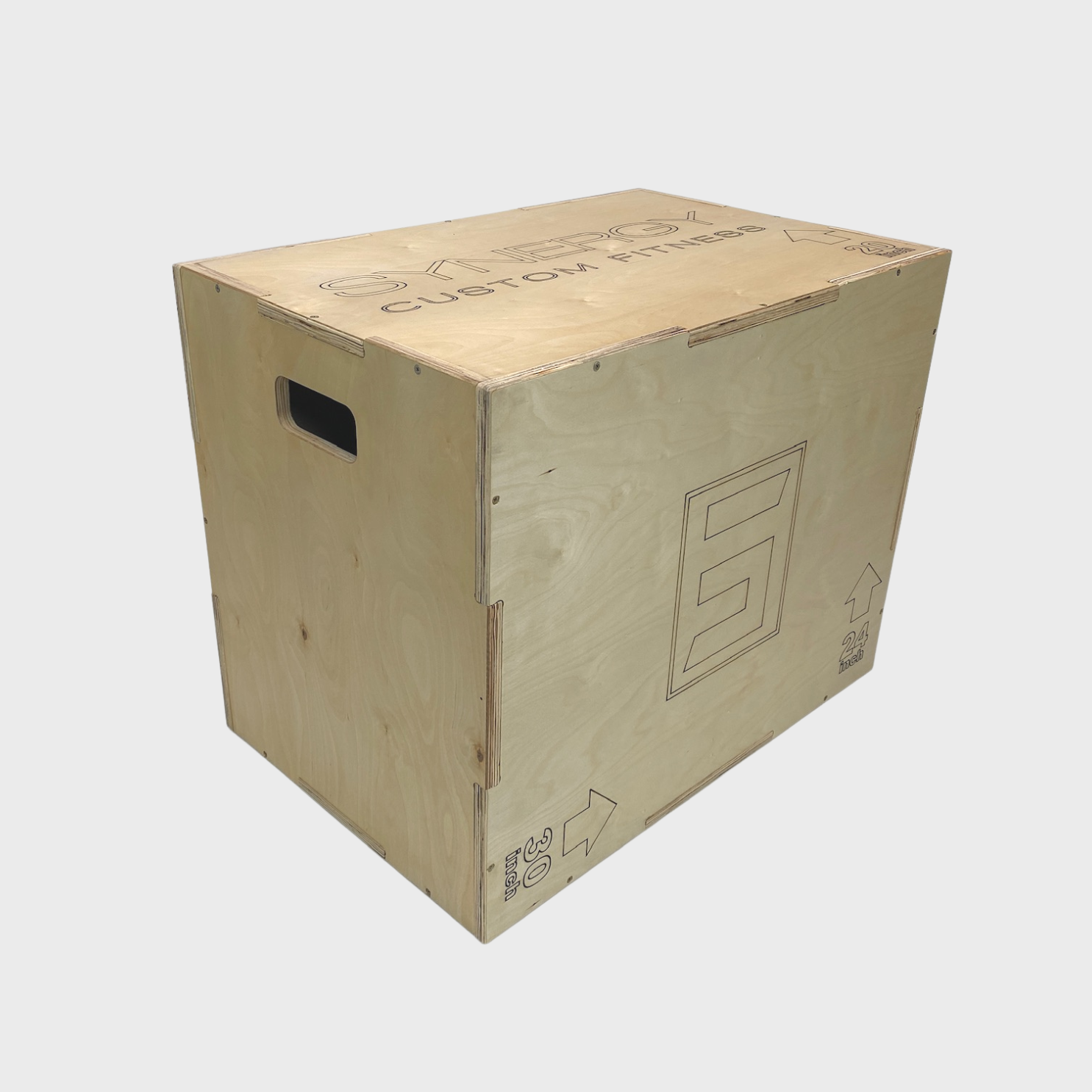 wooden plyo box