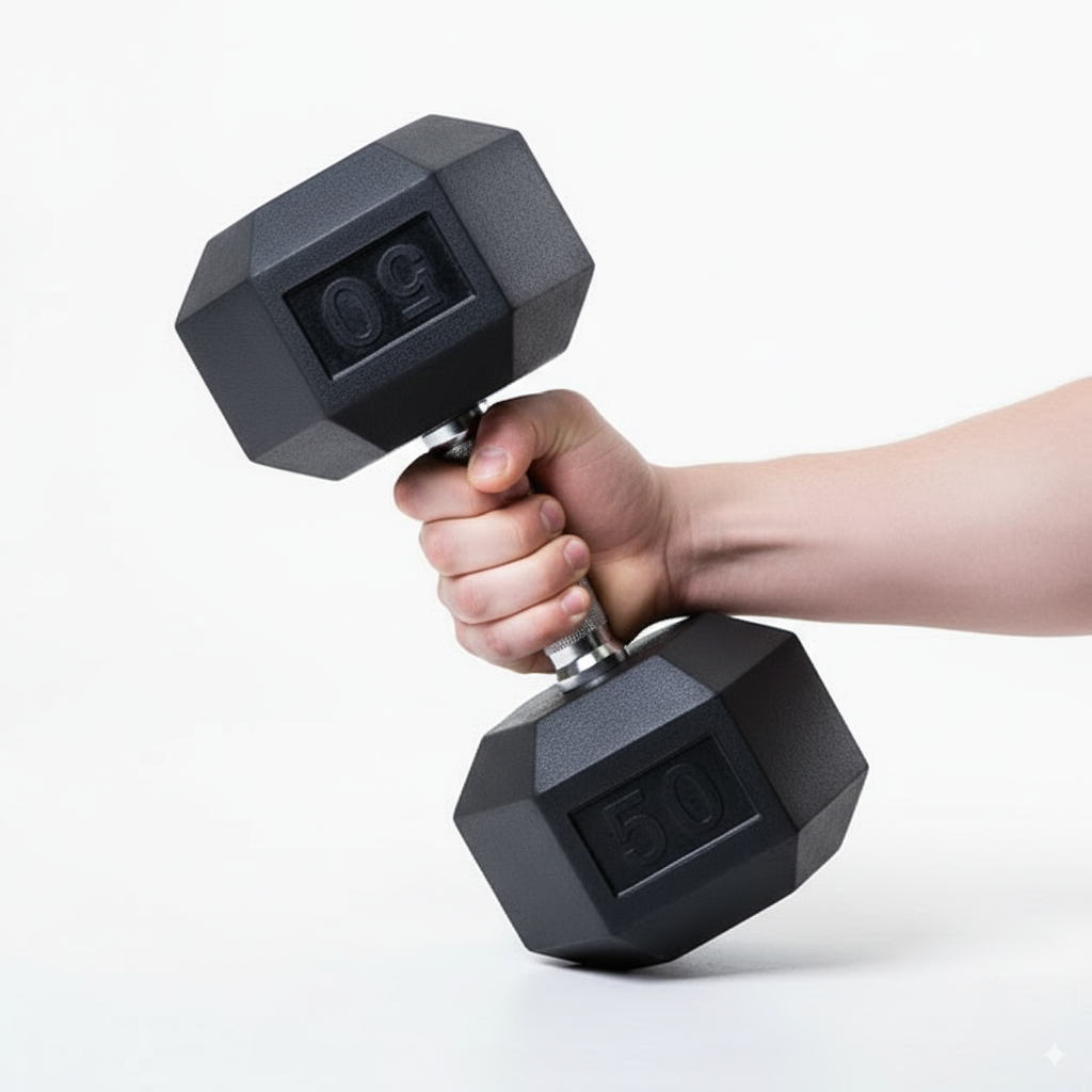 Delta 10-Tier Vertical Dumbbell Rack & 5-50 lb. Set Bundle