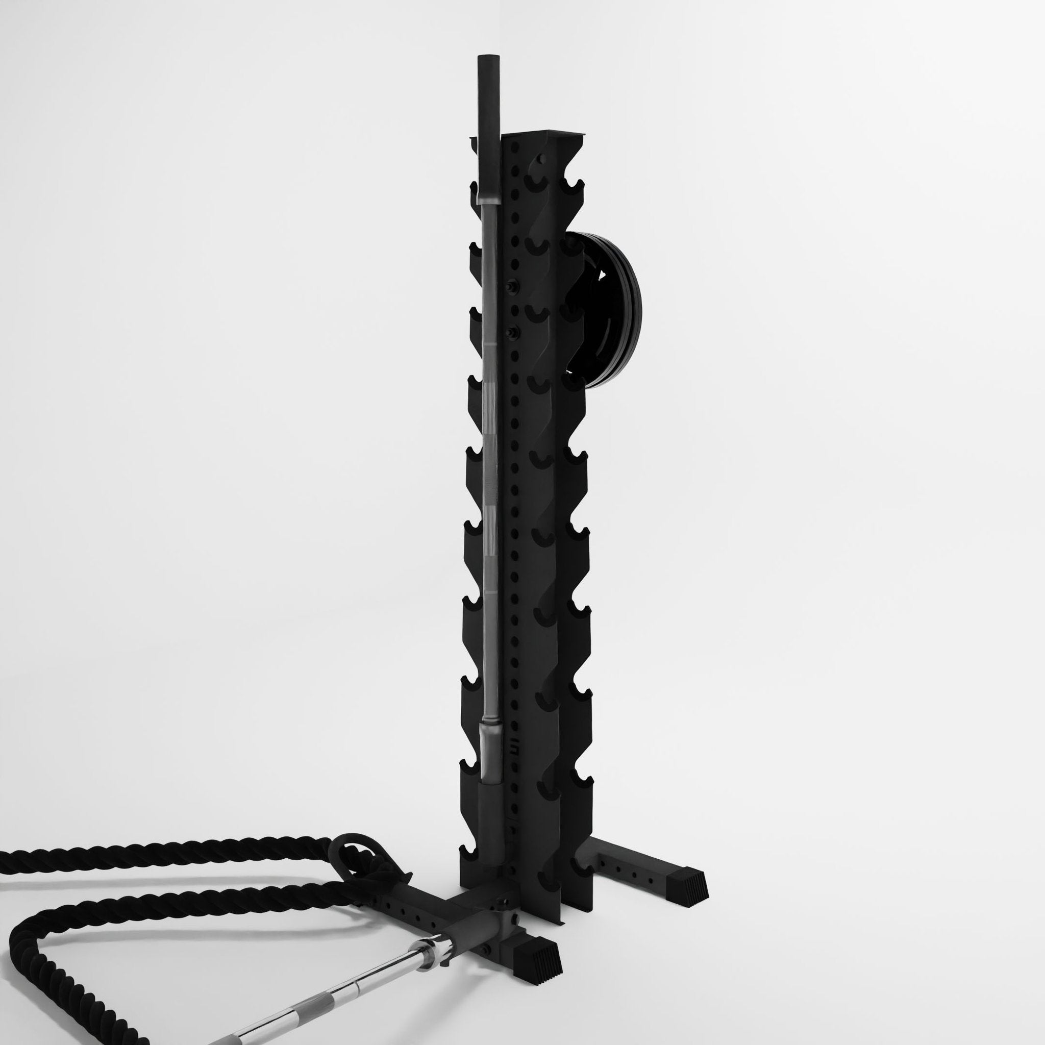 Delta 10-Tier Vertical Dumbbell Rack Bundle With Accessories