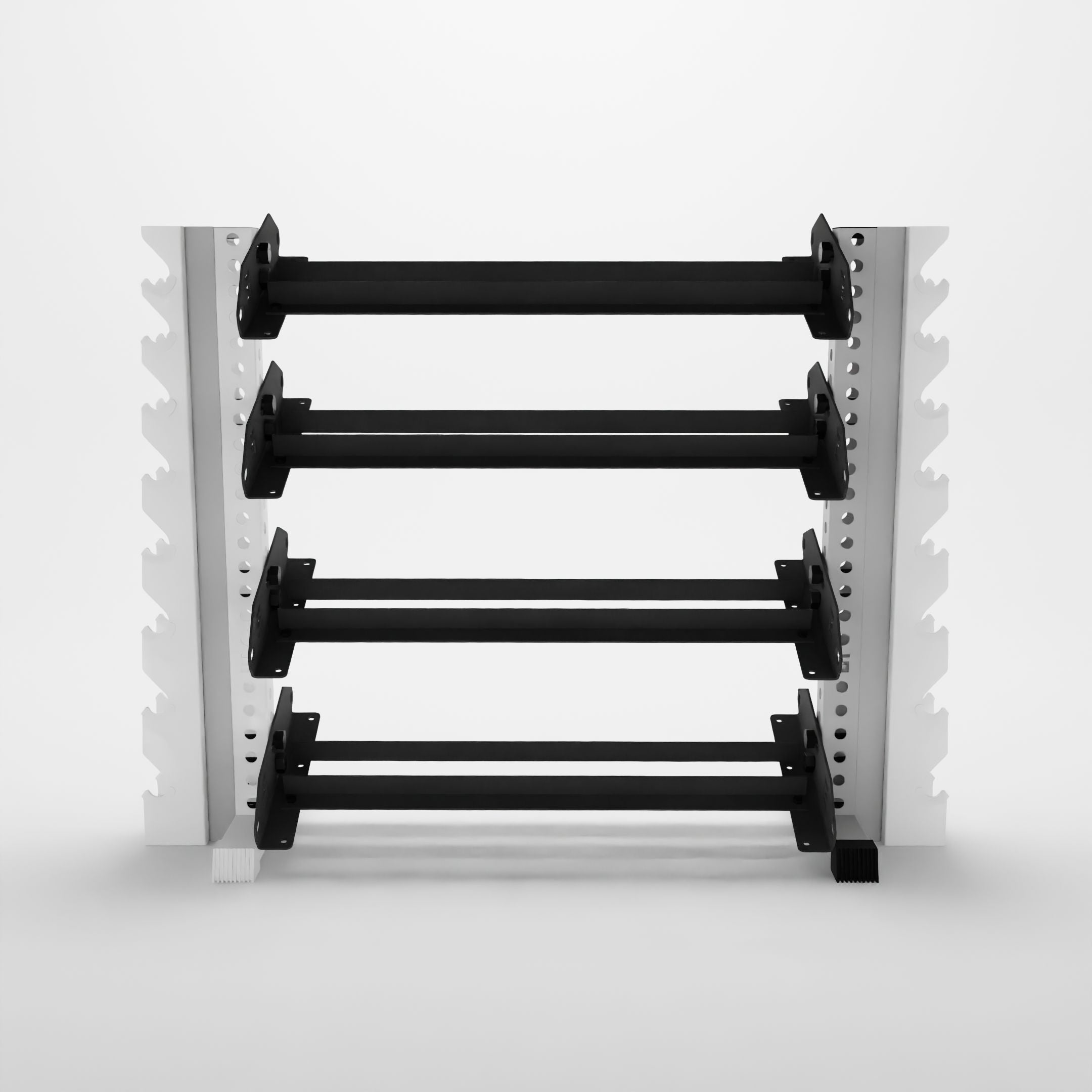 white 43-inch alpha vertical to horizontal rack expansion kit