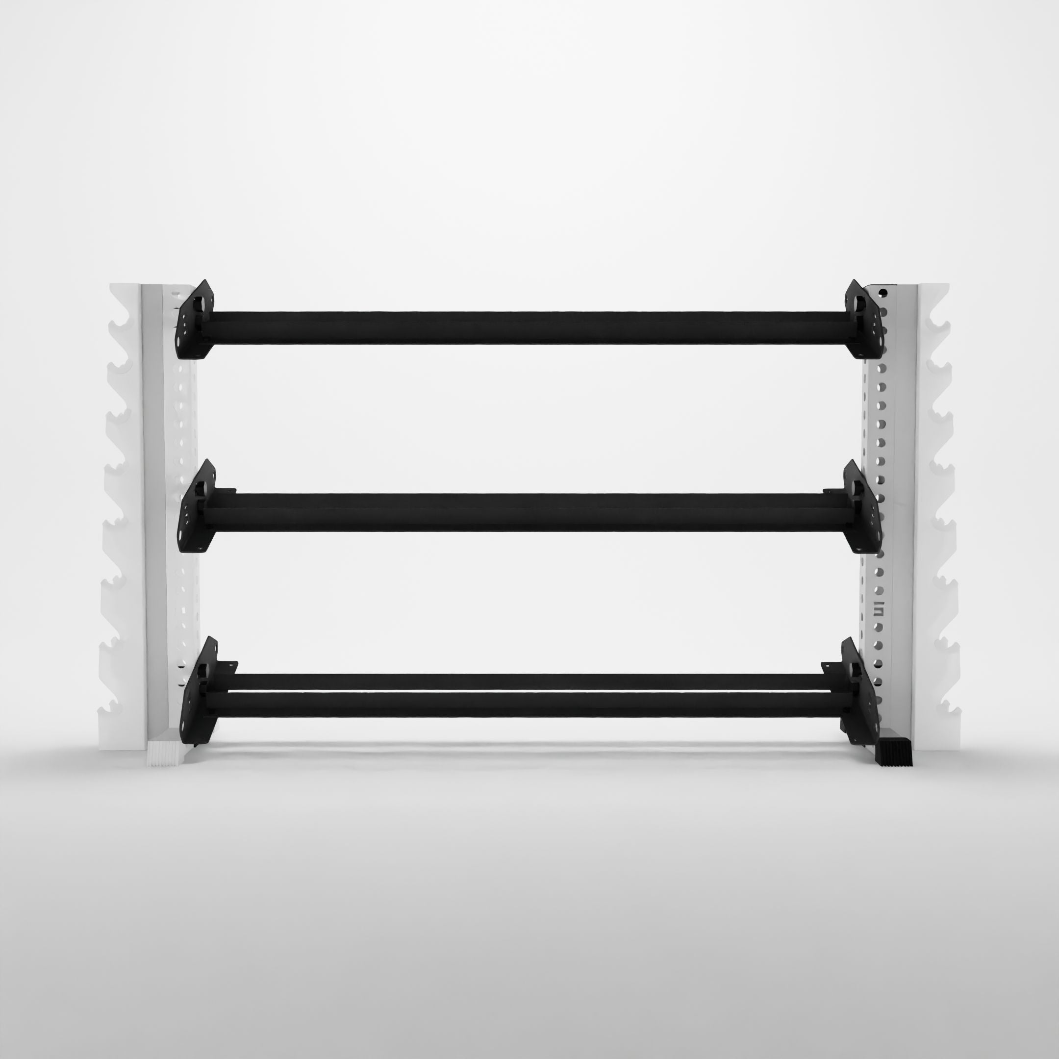 white 70-inch alpha vertical to horizontal rack expansion kit