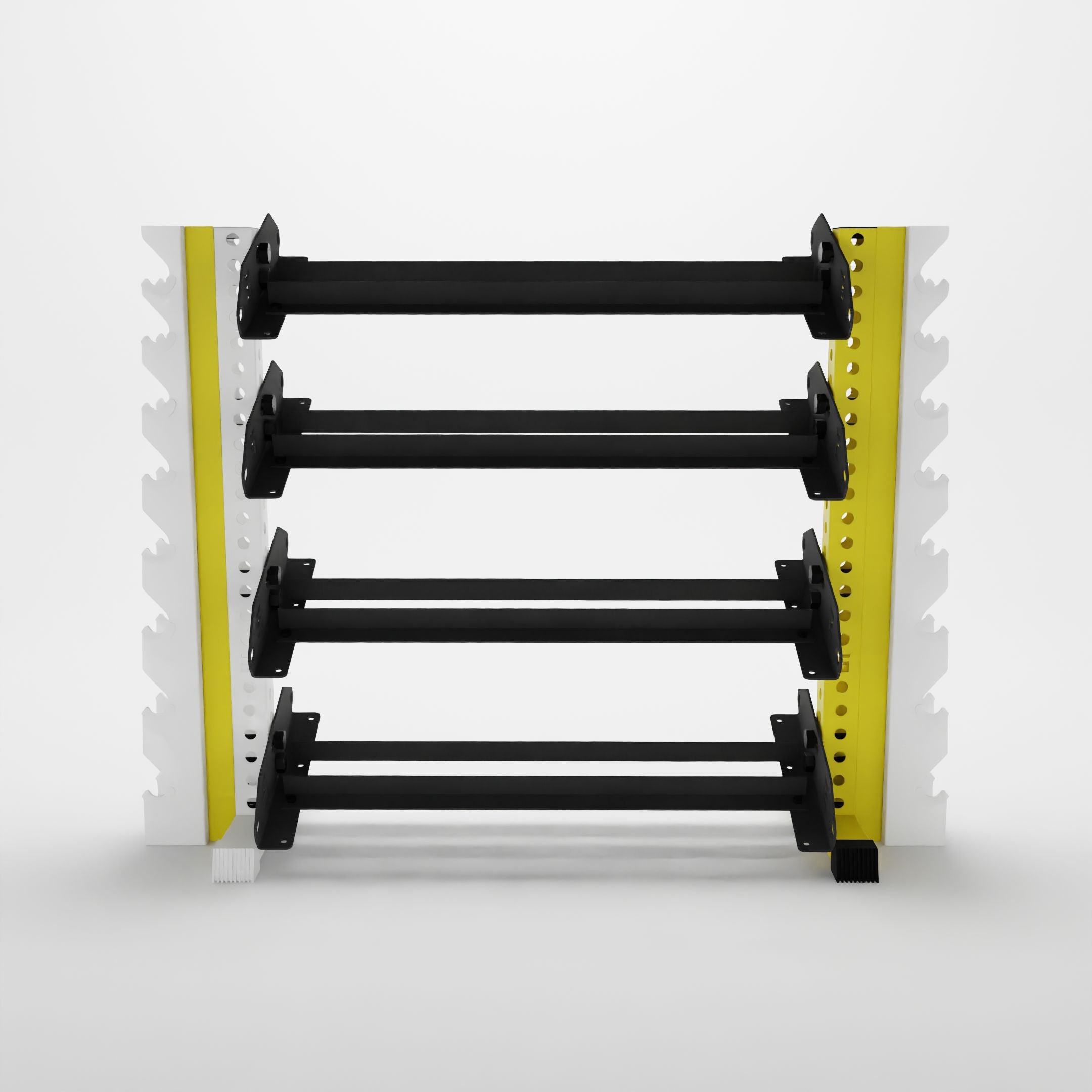 yellow 43-inch alpha vertical to horizontal rack expansion kit