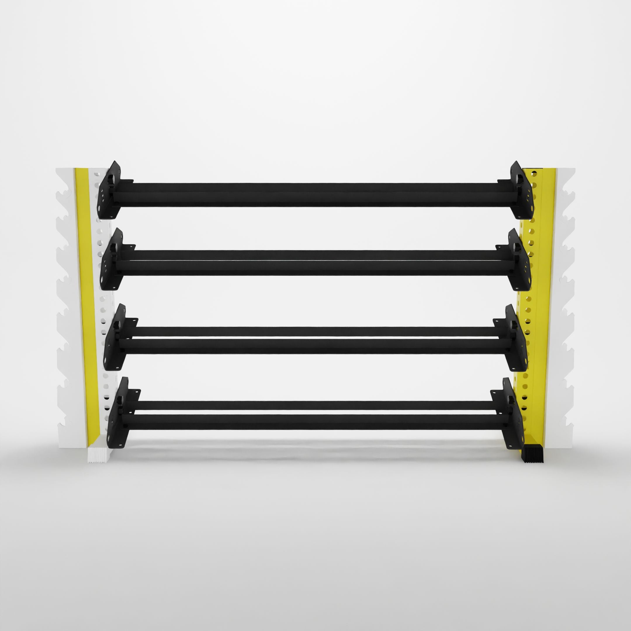 yellow 70-inch alpha vertical to horizontal rack expansion kit