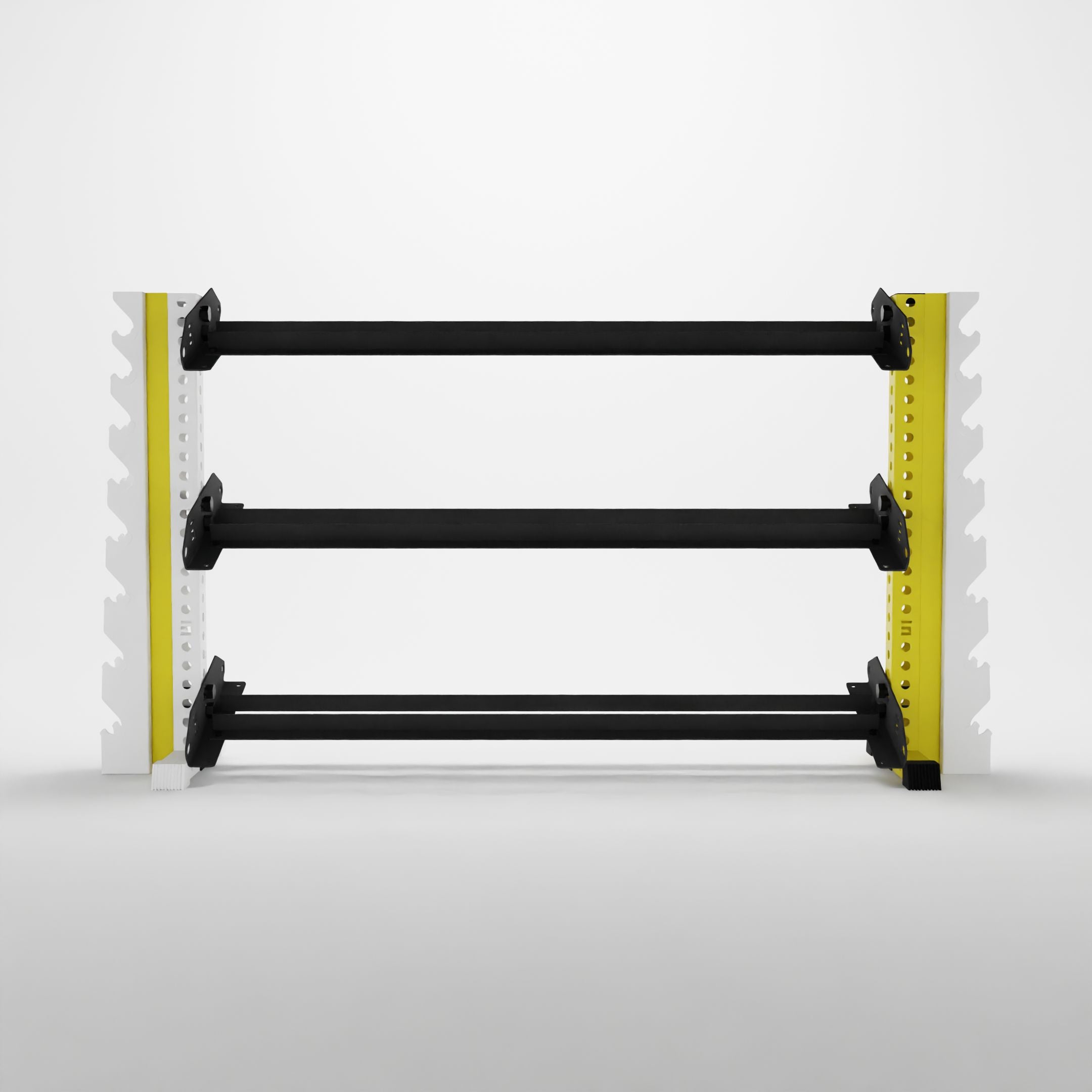 yellow 70-inch alpha vertical to horizontal rack expansion kit
