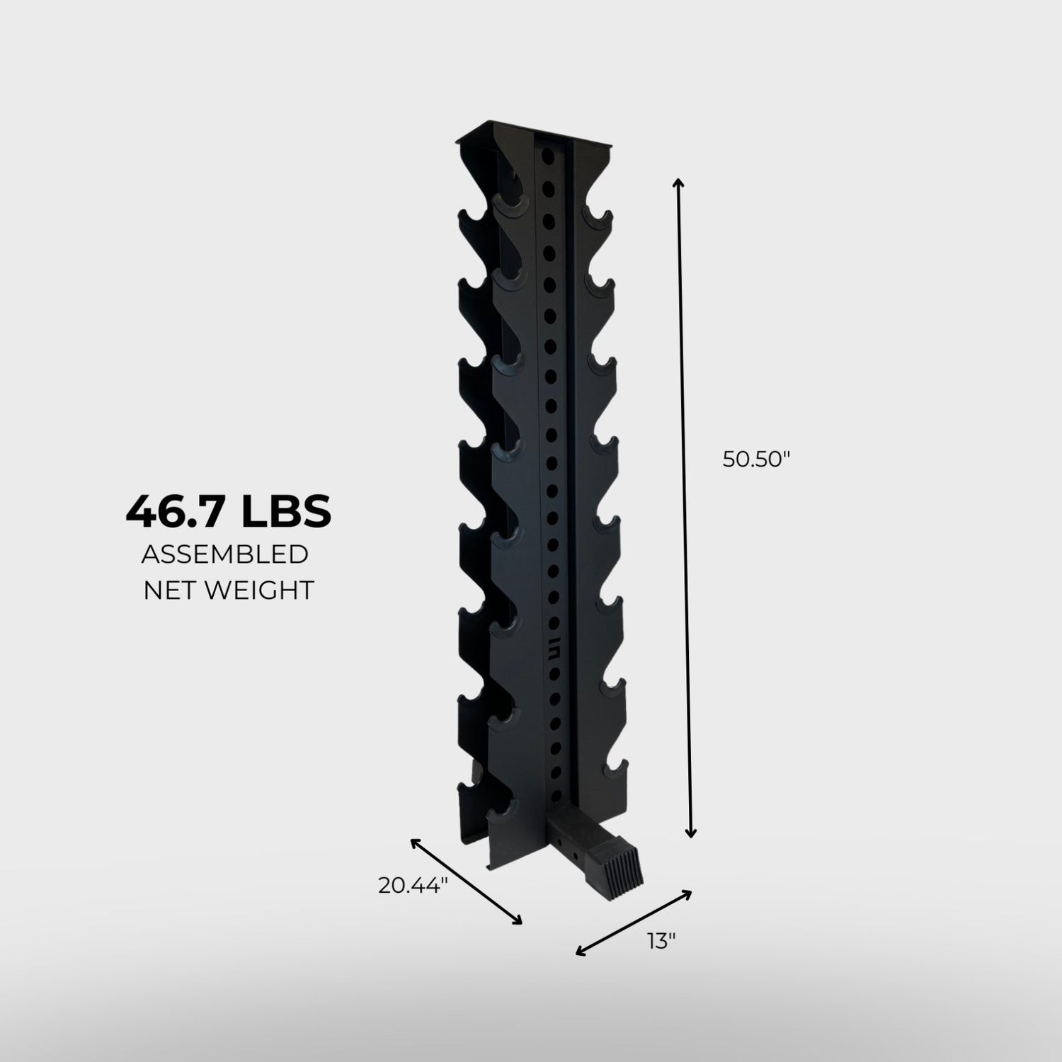 Alpha | 8-Tier Vertical Dumbbell Rack
