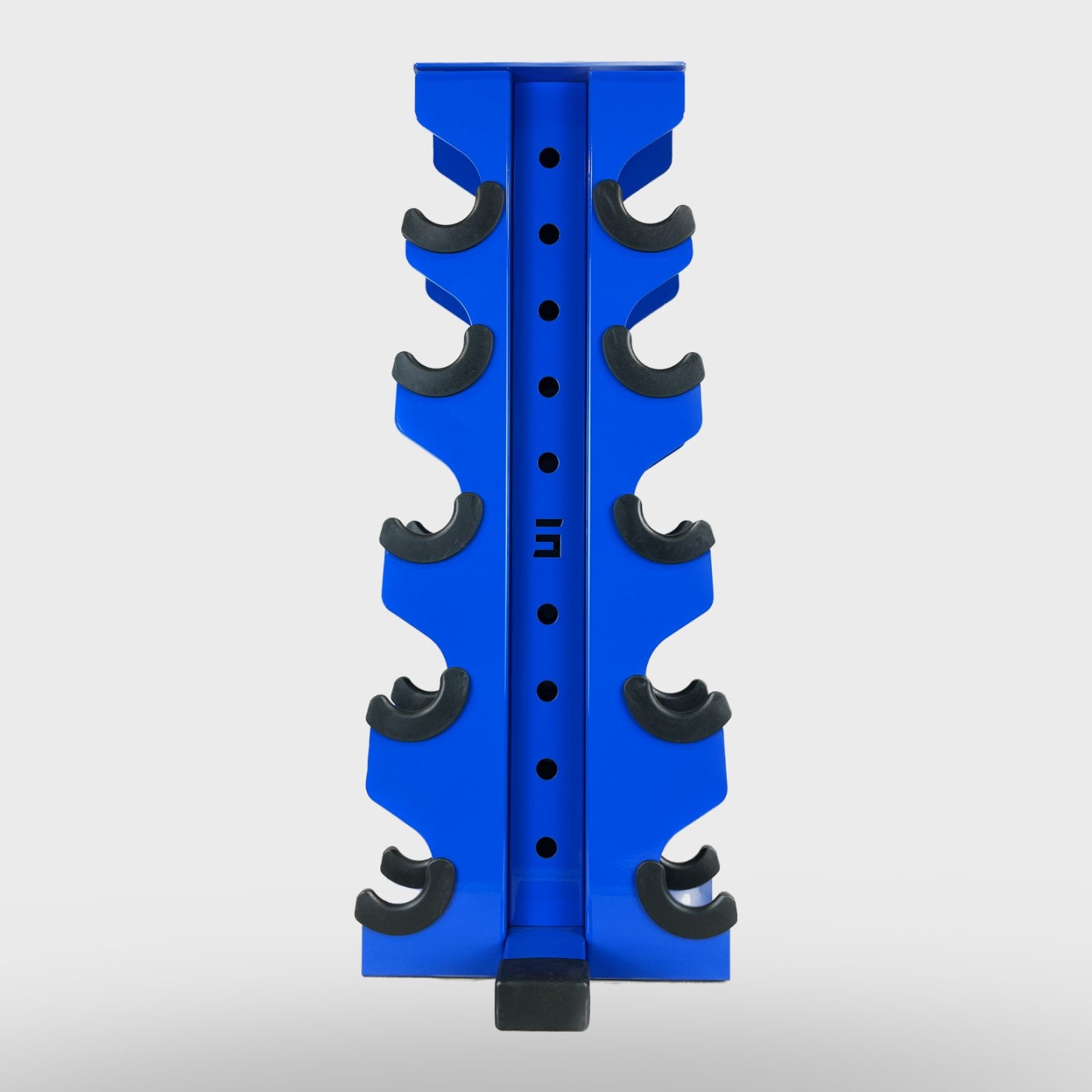 blue charlie 5-tier vertical dumbbell storage rack