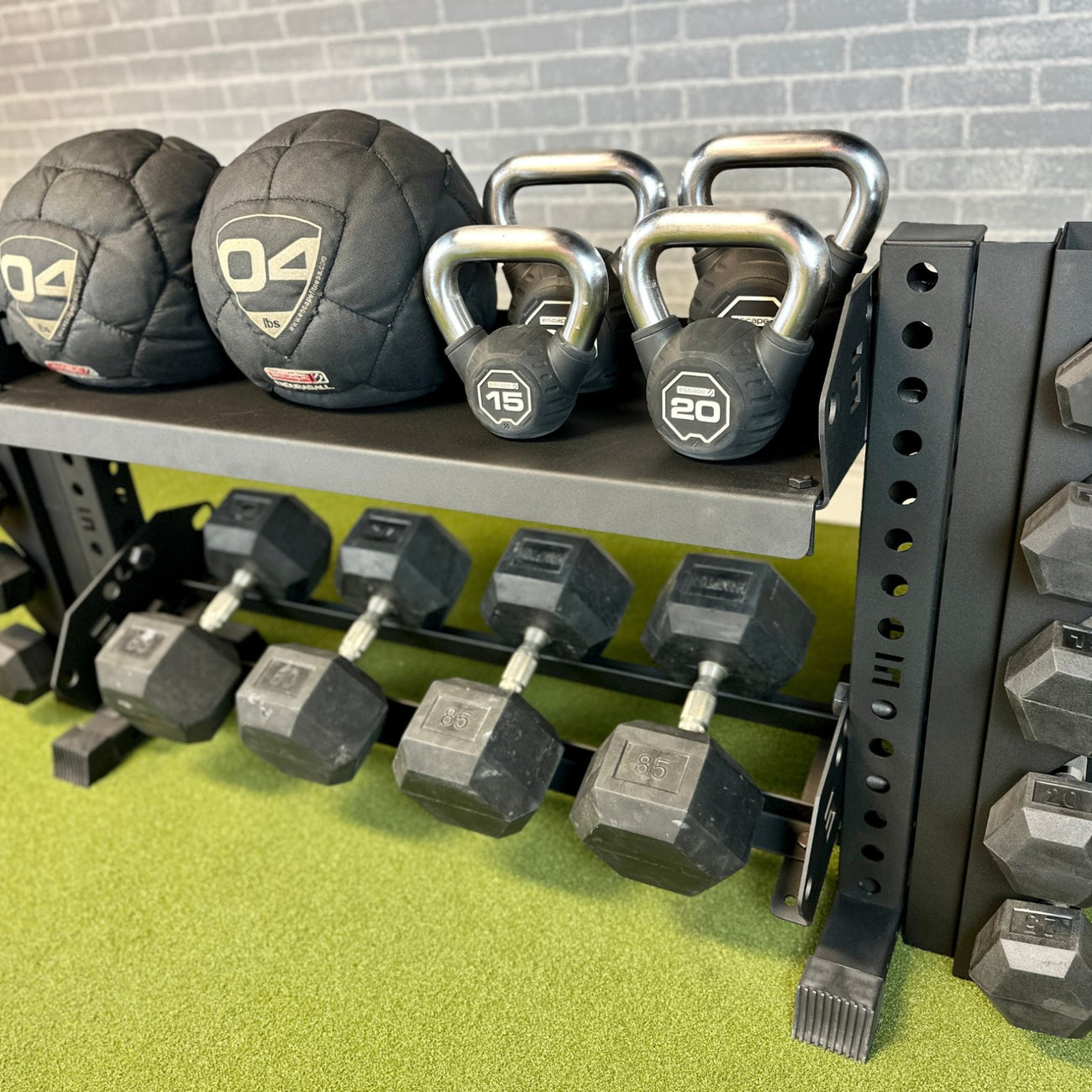 Flat Shelf Addon For Kettlebells and Dumbbells